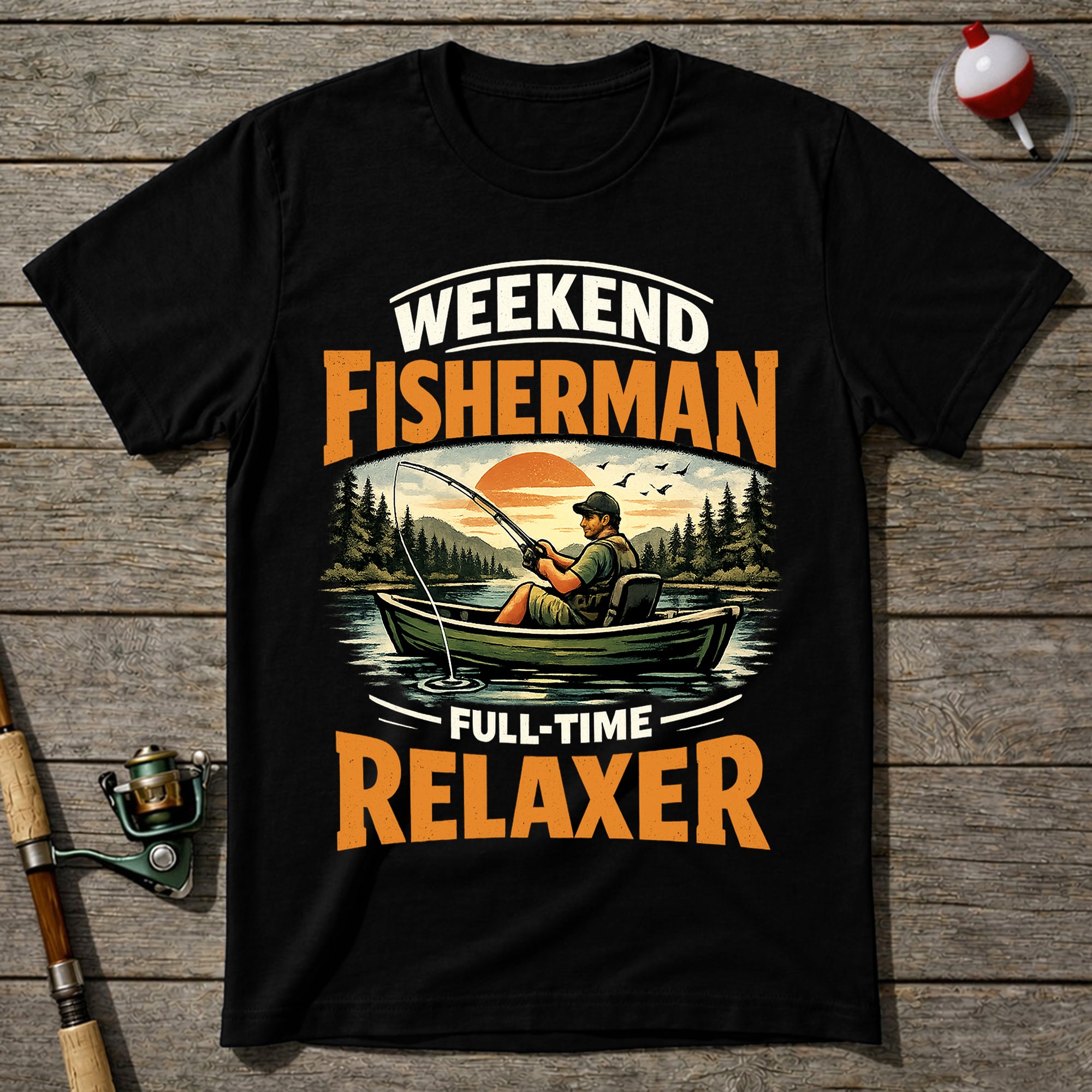 Weekend Fisherman Full Time Relaxer T-Shirt