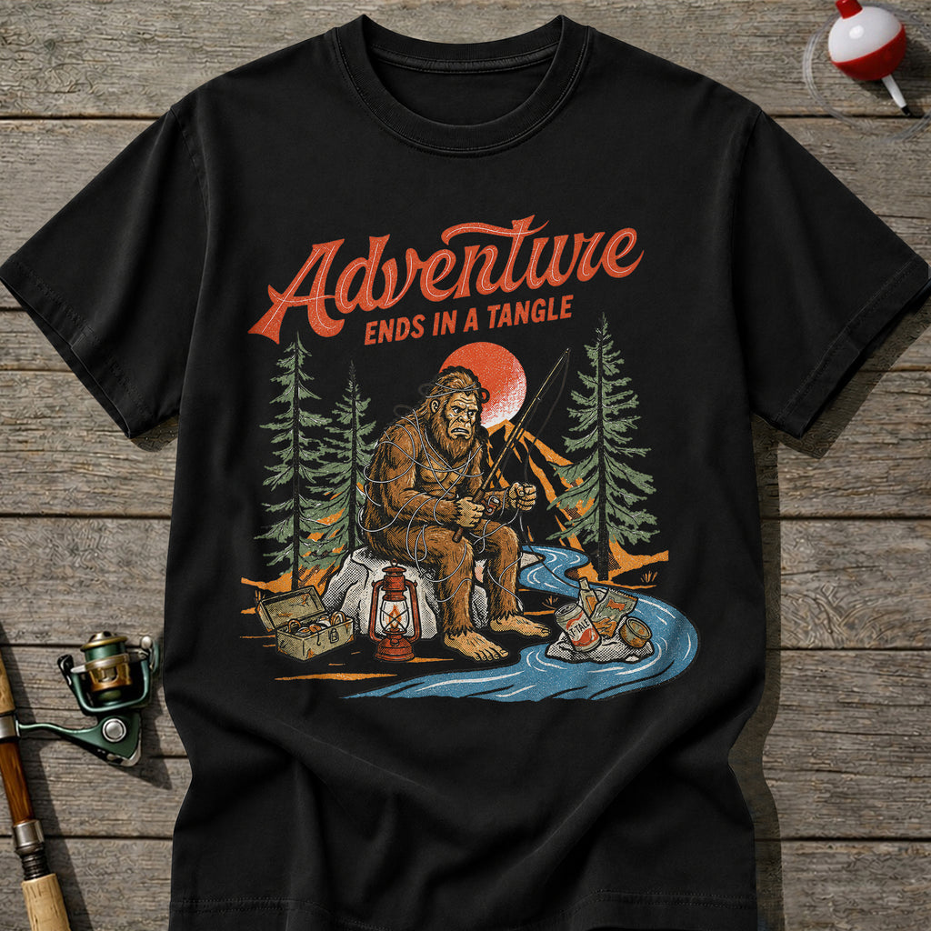 Bigfoot Fisherman T-shirt