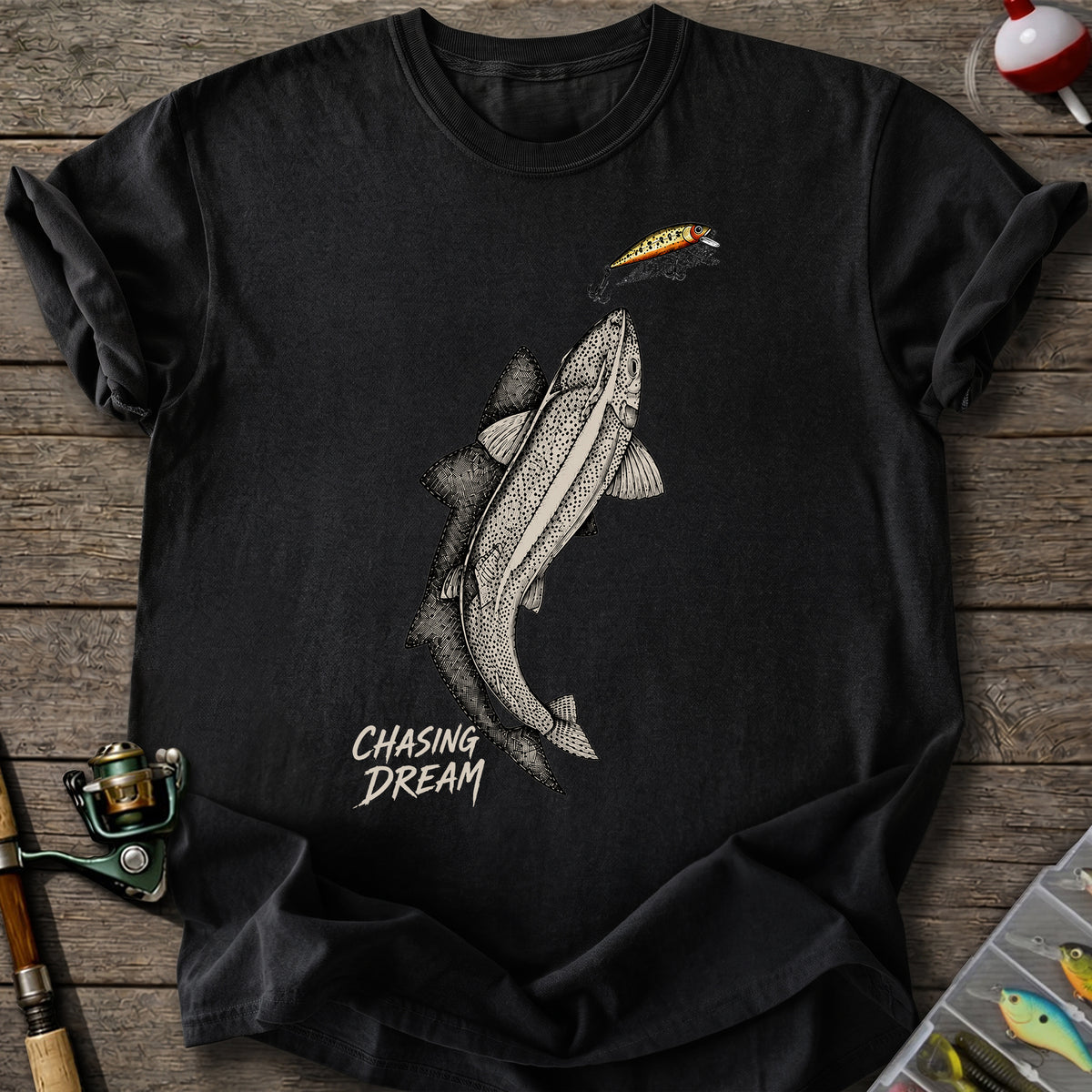 Lure Chasing Trout T-Shirt