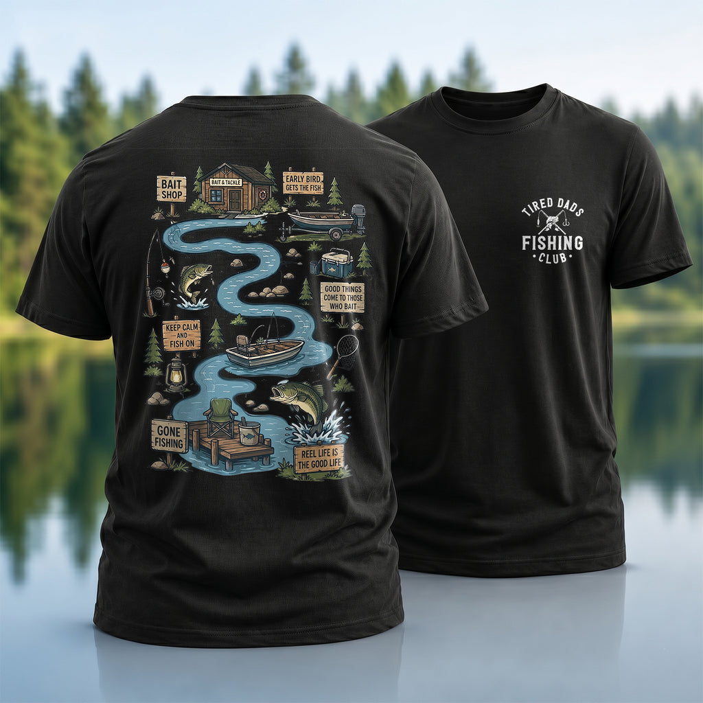 Tired Dads Fishing T-Shirt