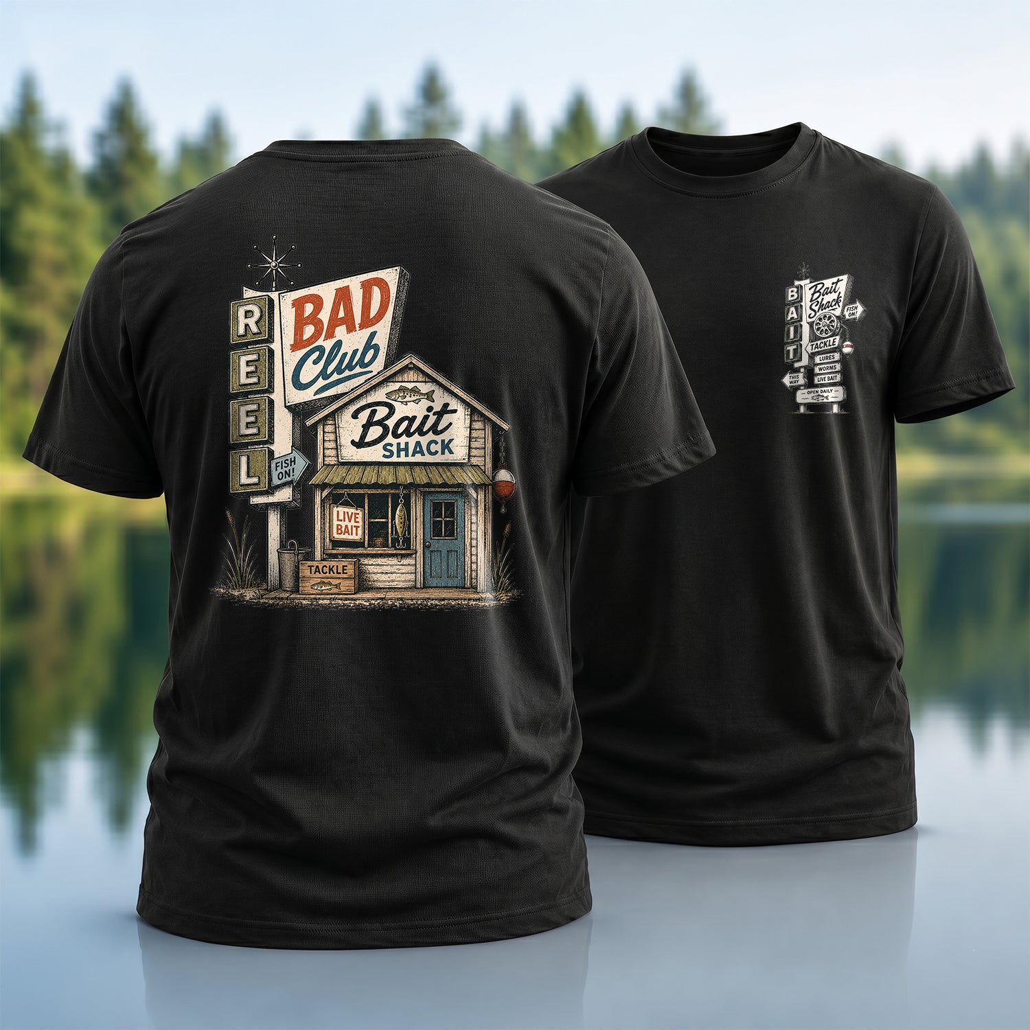 Reel Bad Bait Shack T-shirt