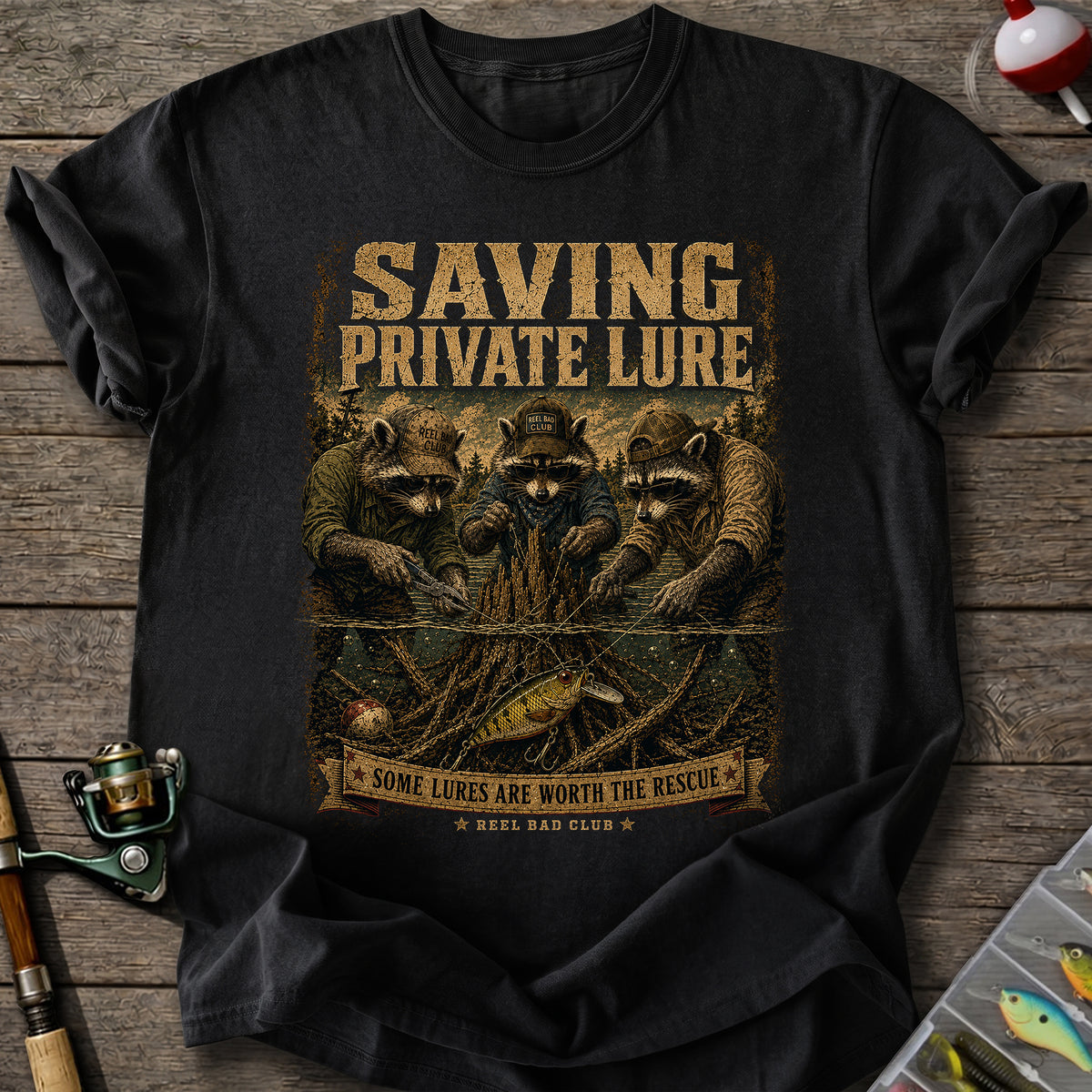 Save Private Lure T-shirt