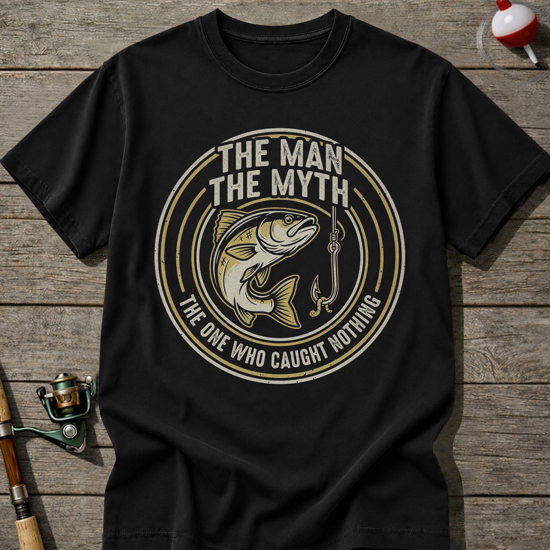 The Man The Myth Caught Nothing T-Shirt