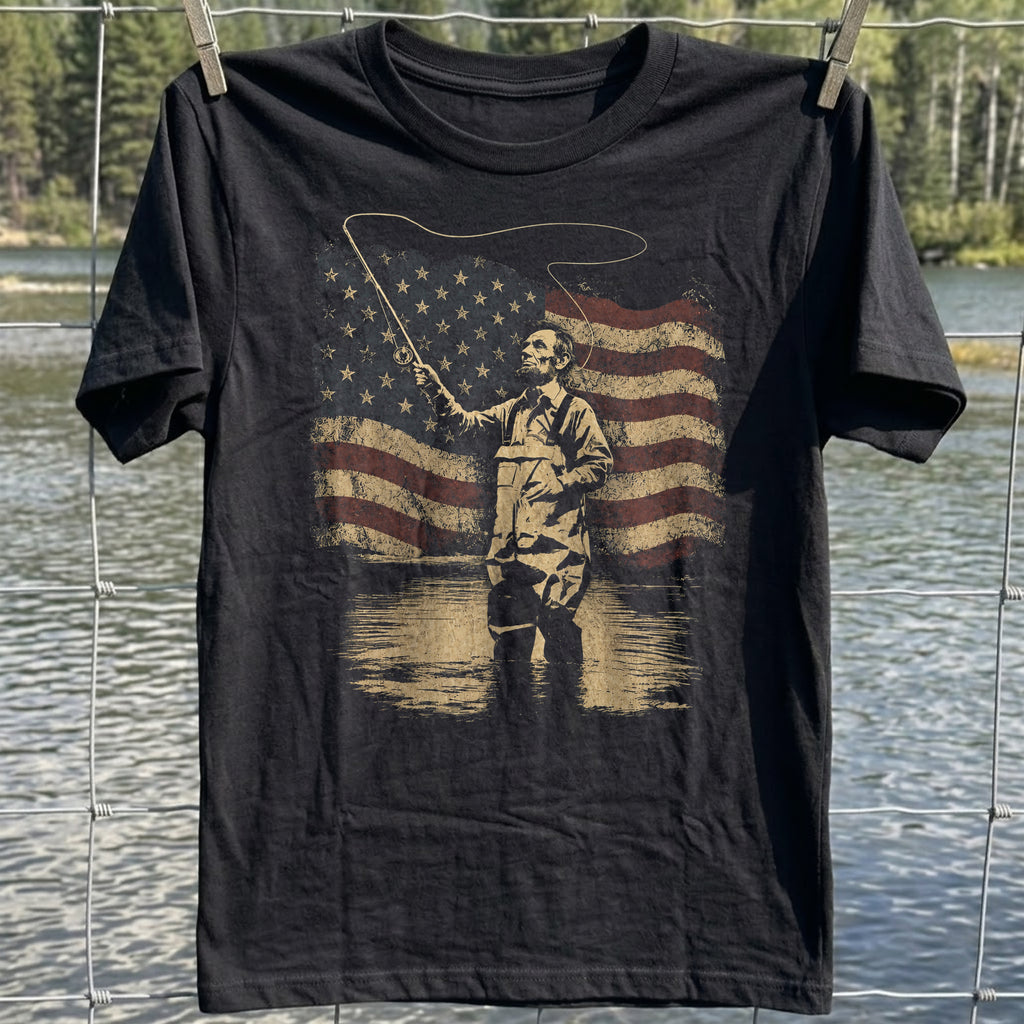 Patriotic Angler T-shirt