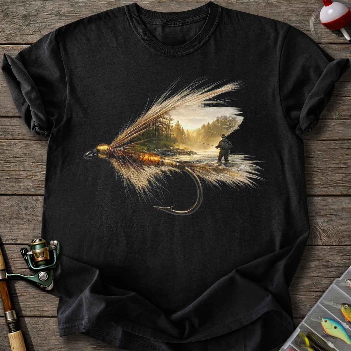 Vintage Fly Fishing T-Shirt