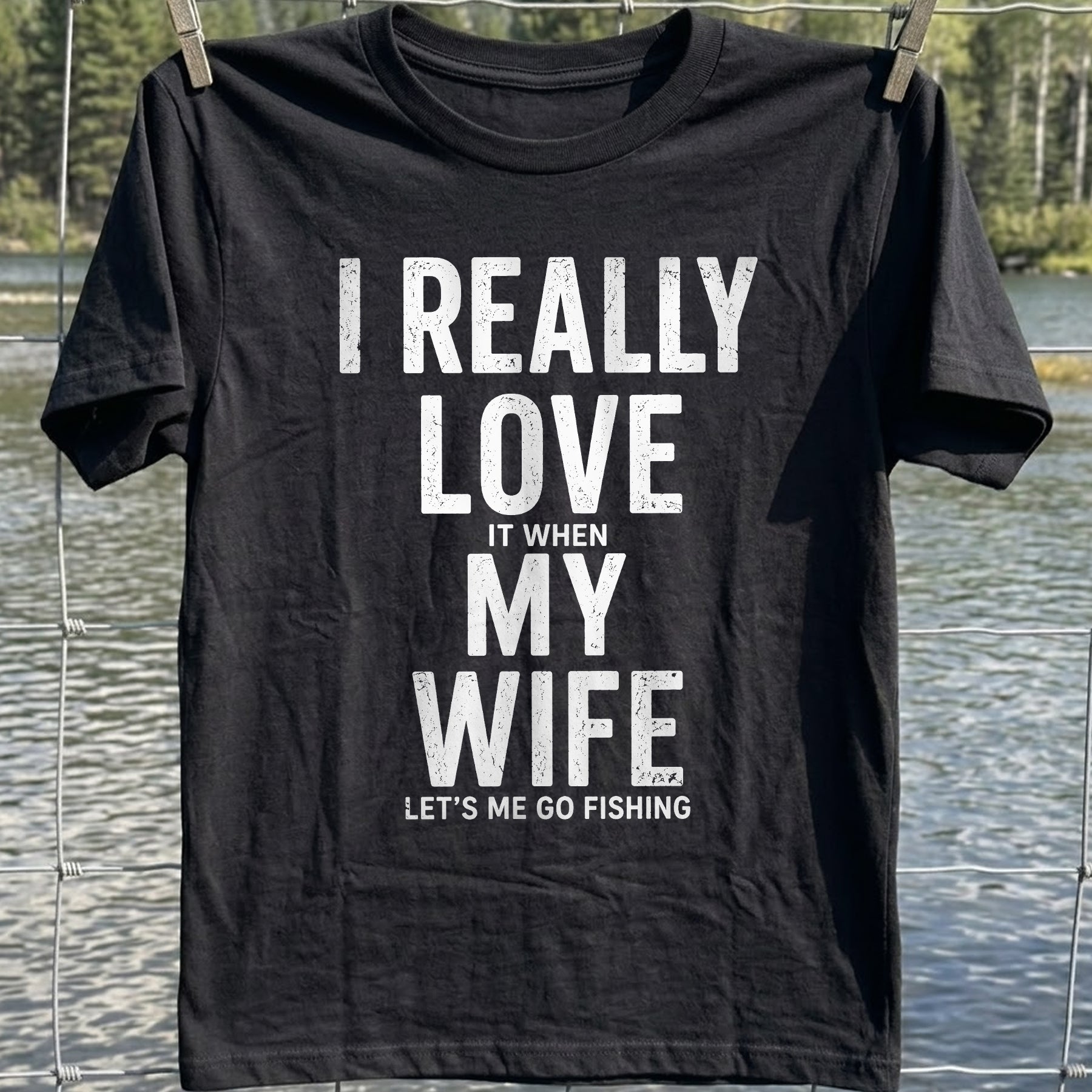 My Wife Fishing T-Shirt