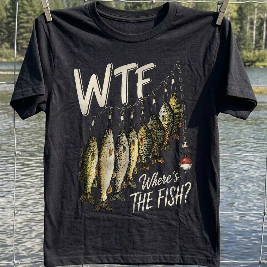WTF Fish Chain T-Shirt