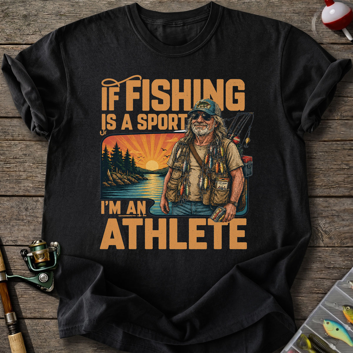 Fishing Athlete T-shirt