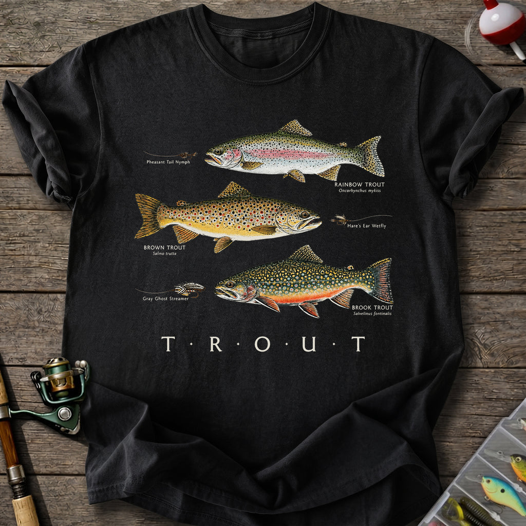 Trout Species Guide T-Shirt