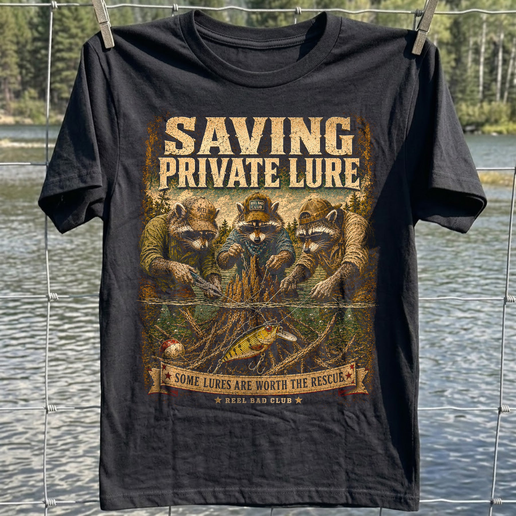 Save Private Lure T-shirt