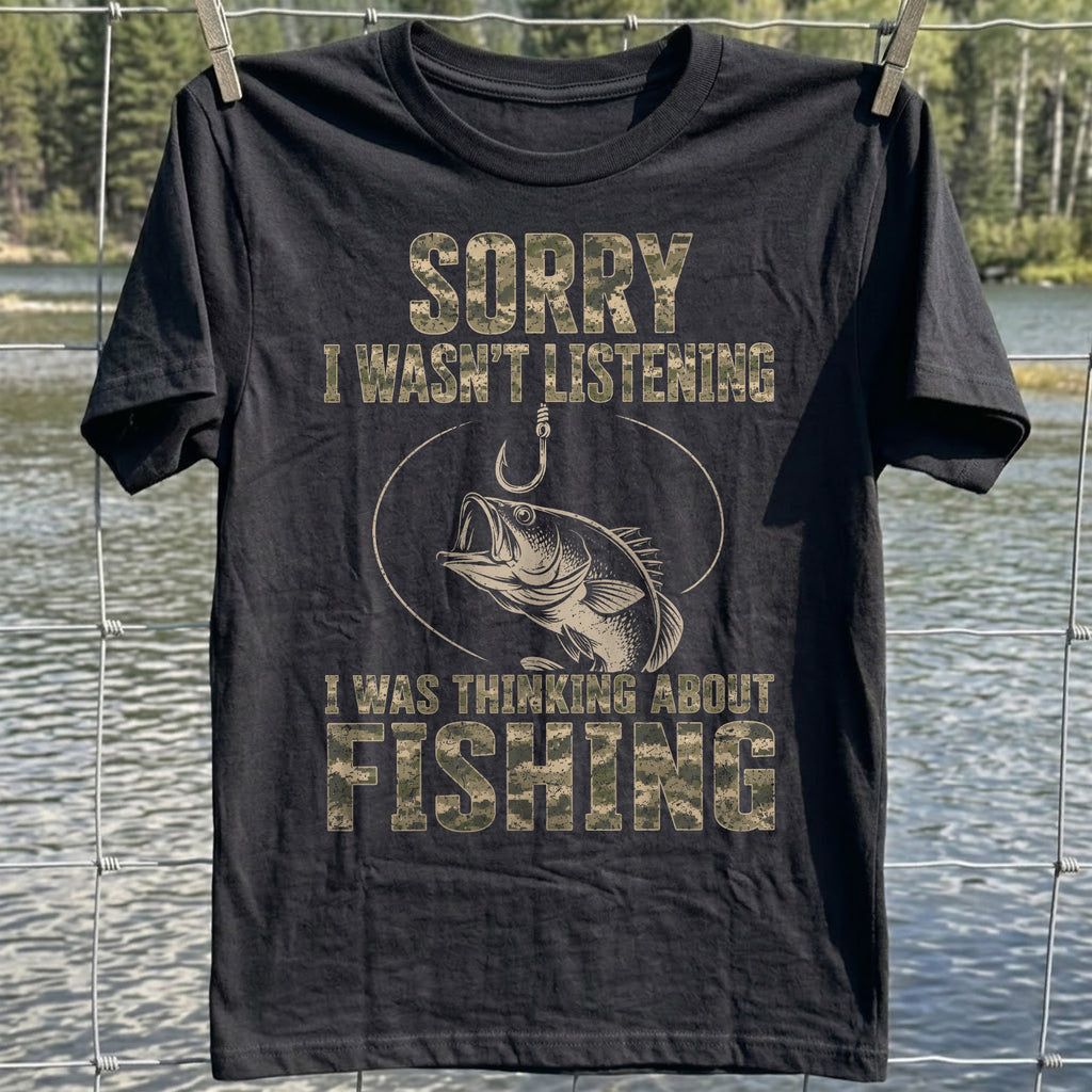 Thinking Fishing T-shirt