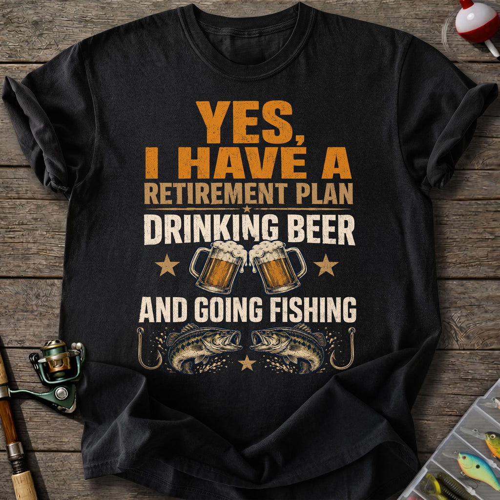 Beer Fishing Retirement T-Shirt