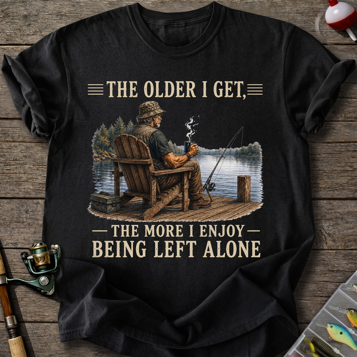 Left Alone Fishing T-Shirt