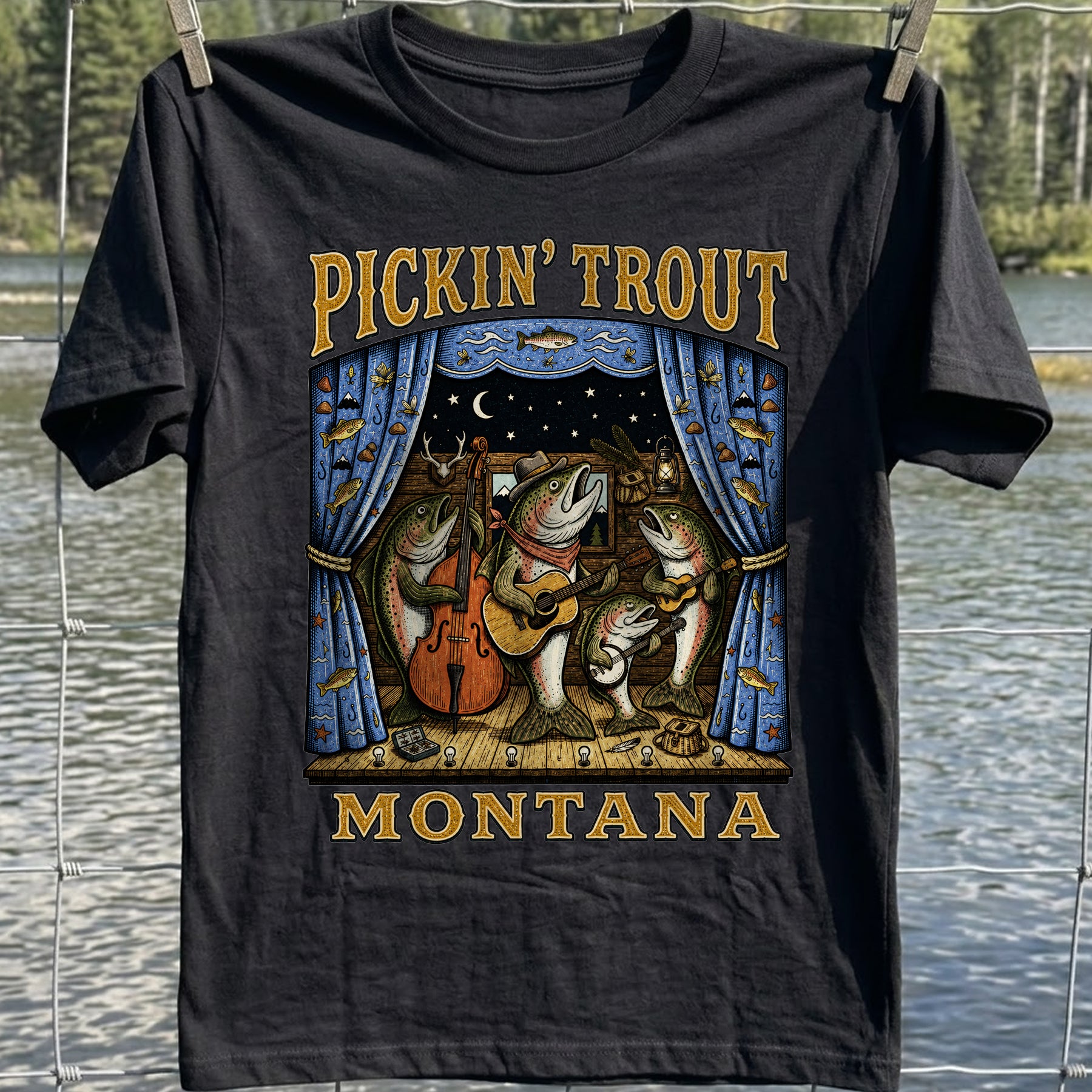 Pickin' Trout Montana T-Shirt
