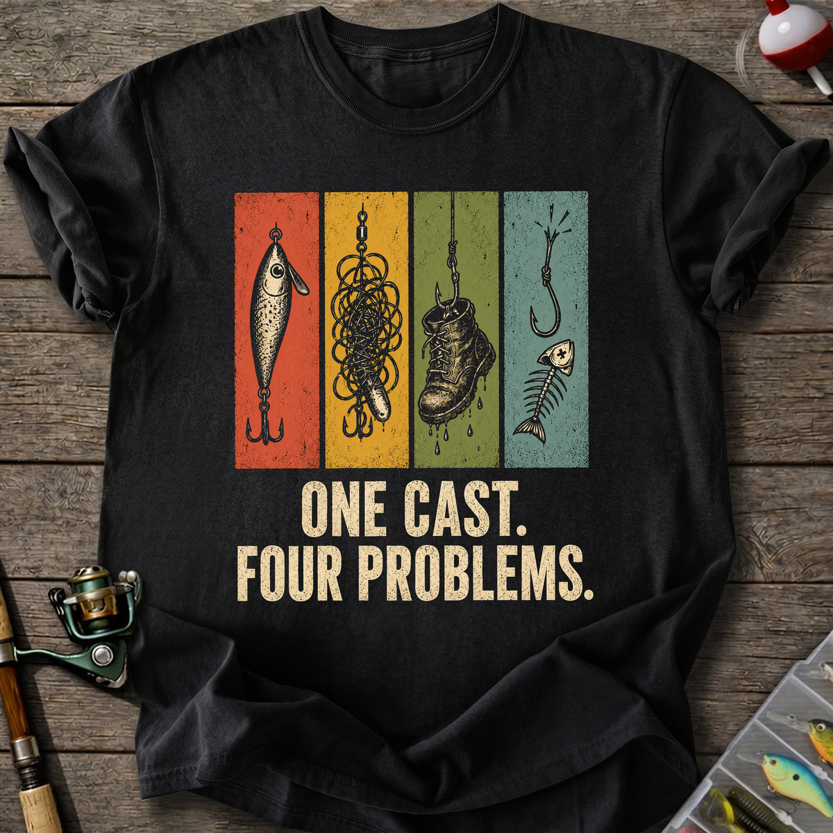 One Cast Four Problems T-shirt