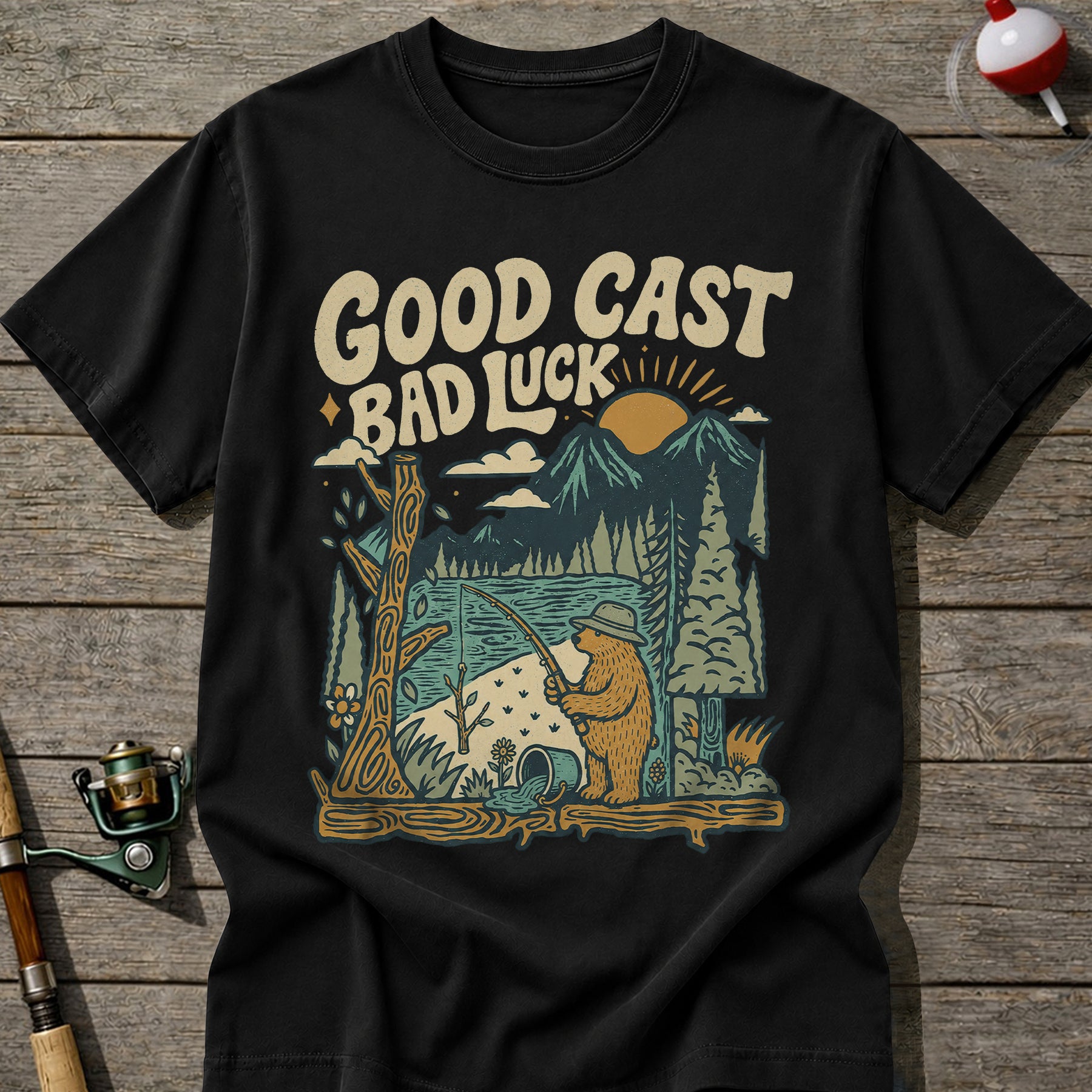 Good Cast Bad Luck T-Shirt
