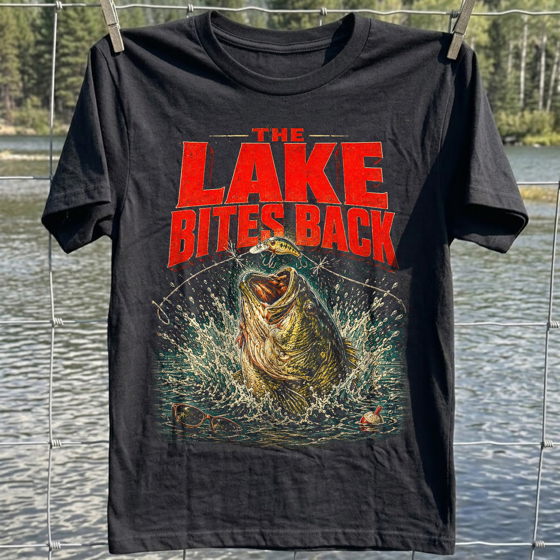 Lake Bites Back T-shirt