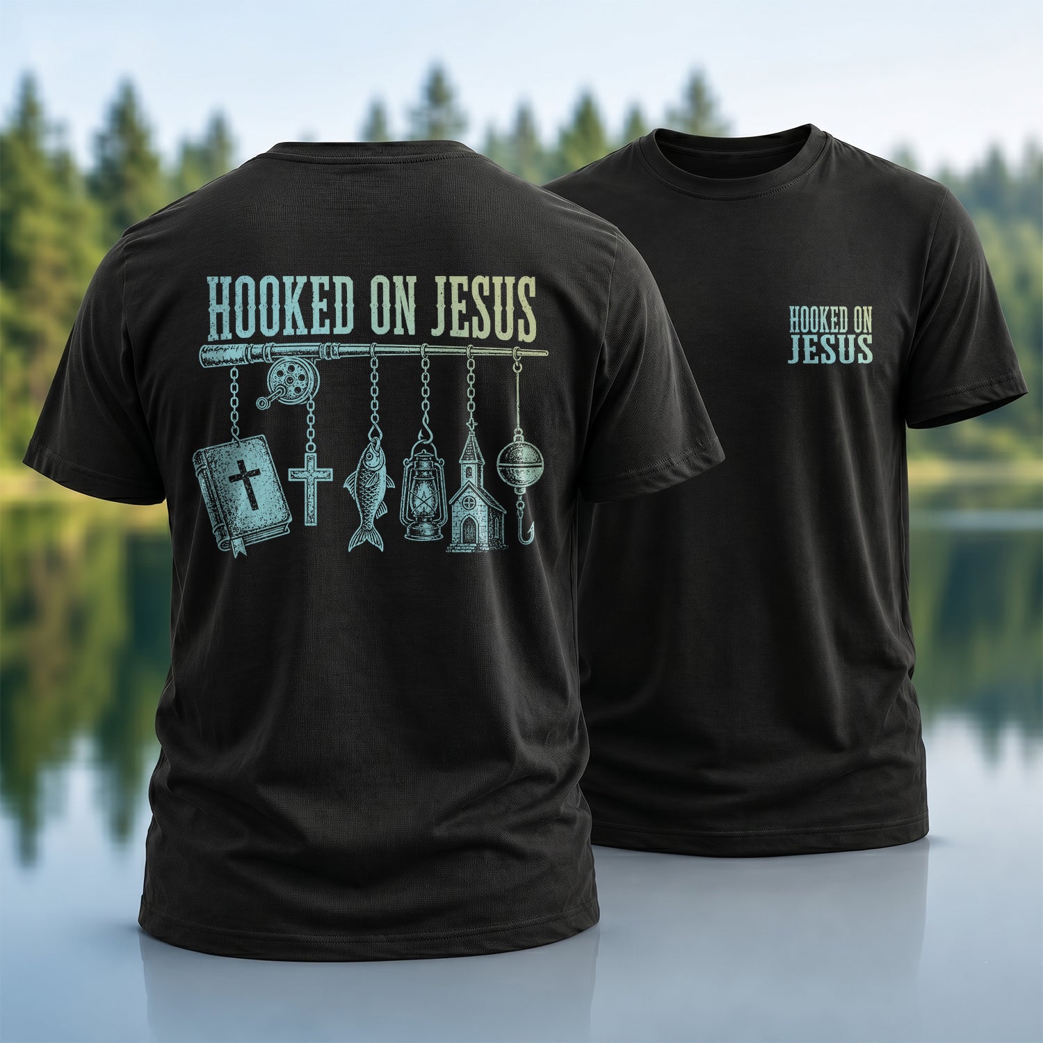 Hooked On Jesus T-Shirt