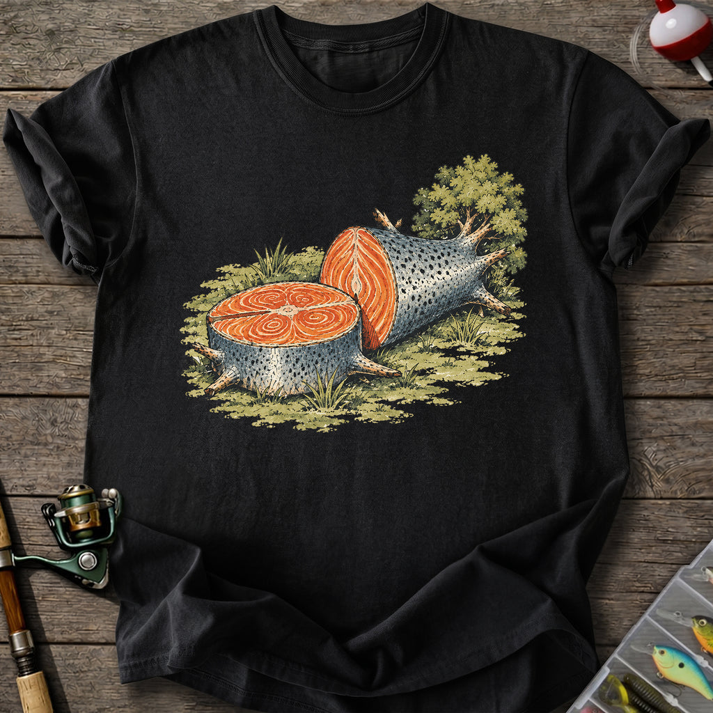 Salmon Log T-shirt