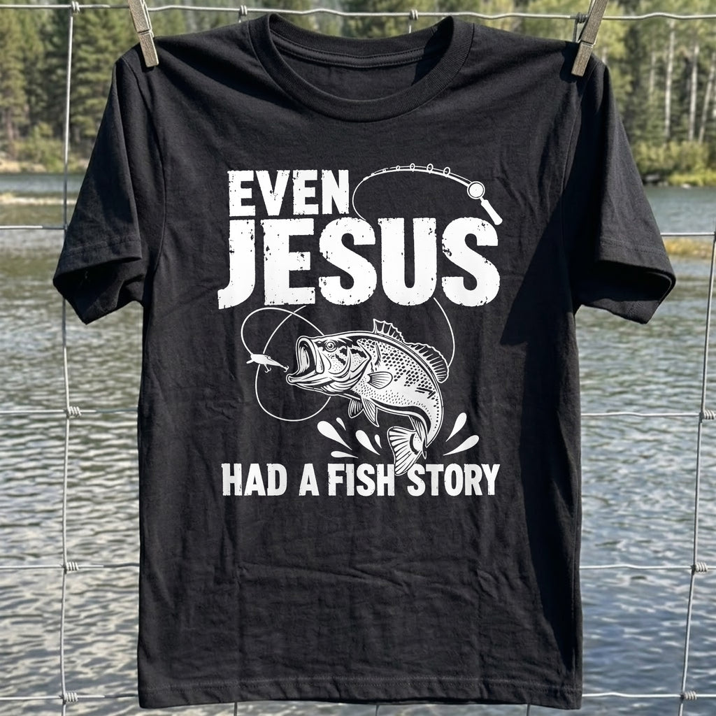 Jesus Fish Story T-shirt