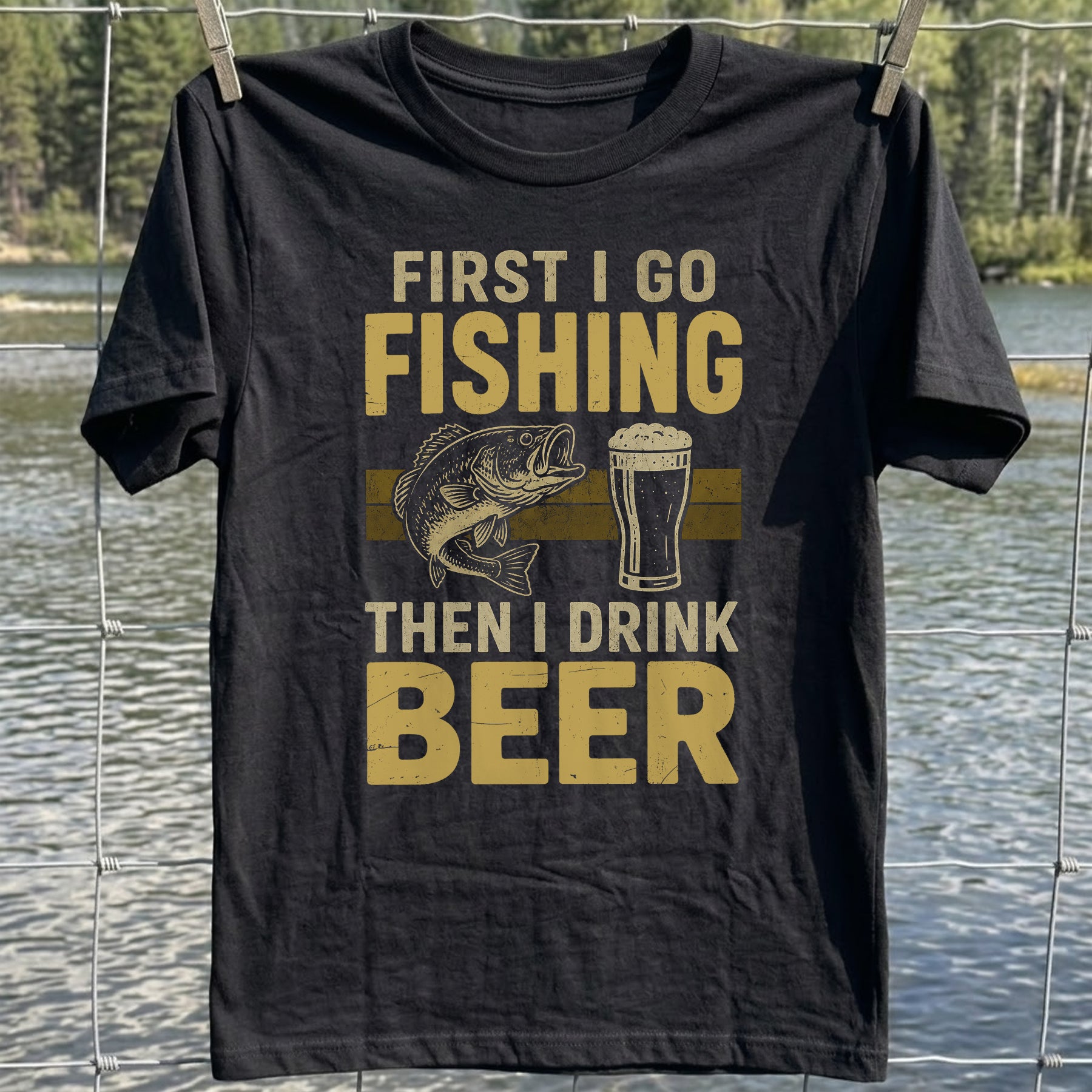 Fishing Then Beer T-Shirt