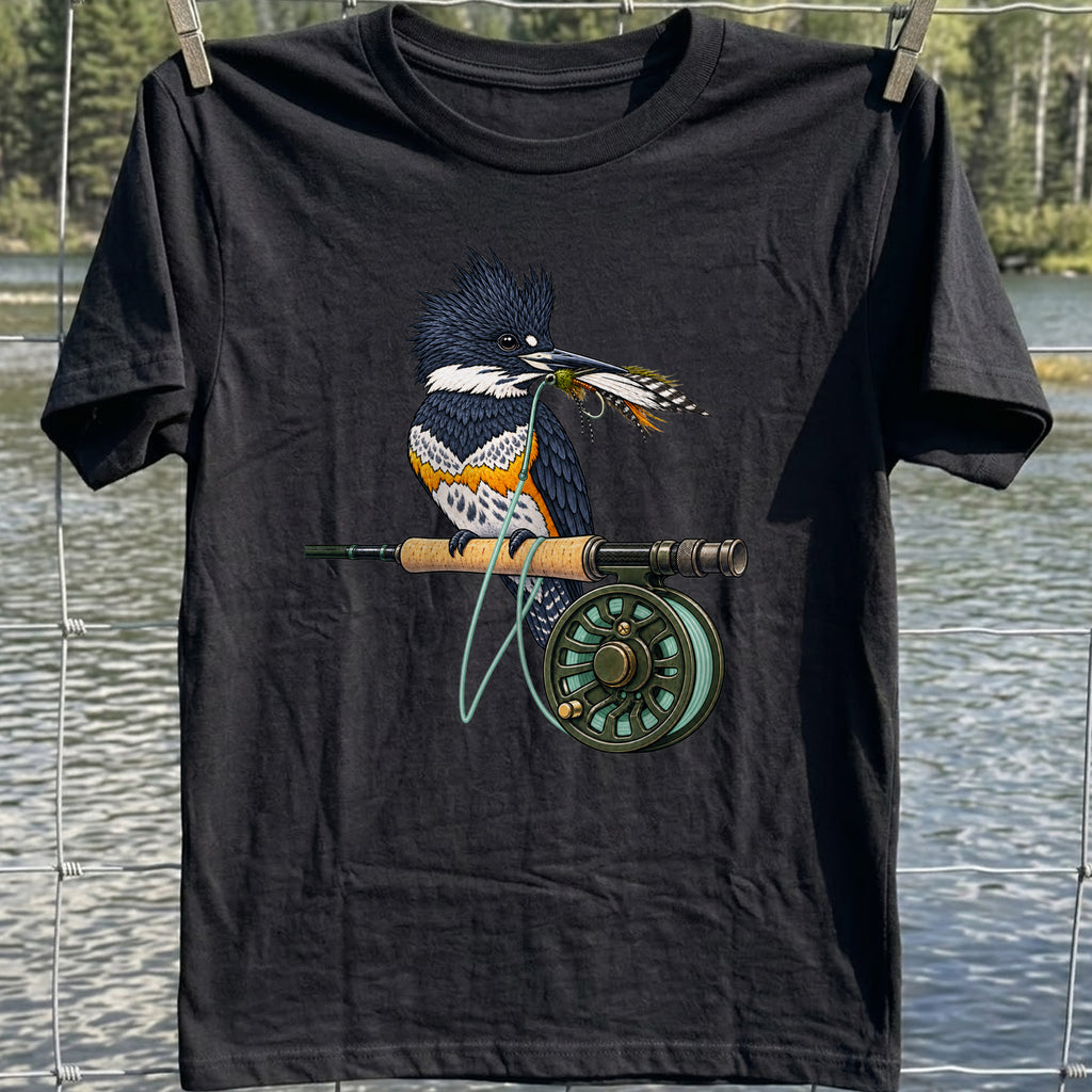 Kingfisher Fly Fishing T-Shirt