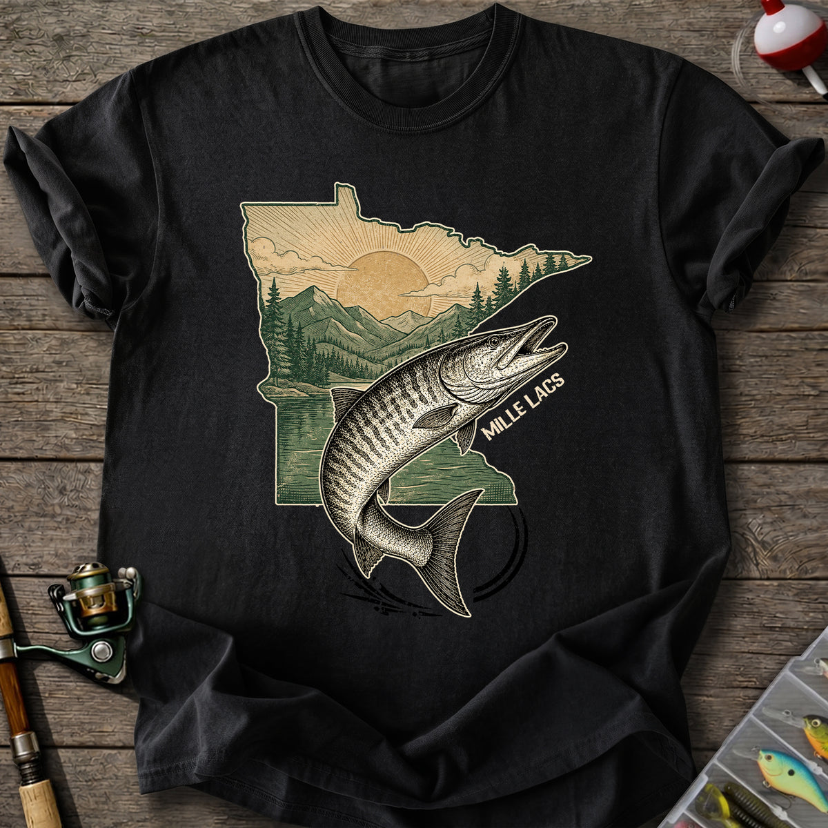 Mille Lacs Fishing T-Shirt