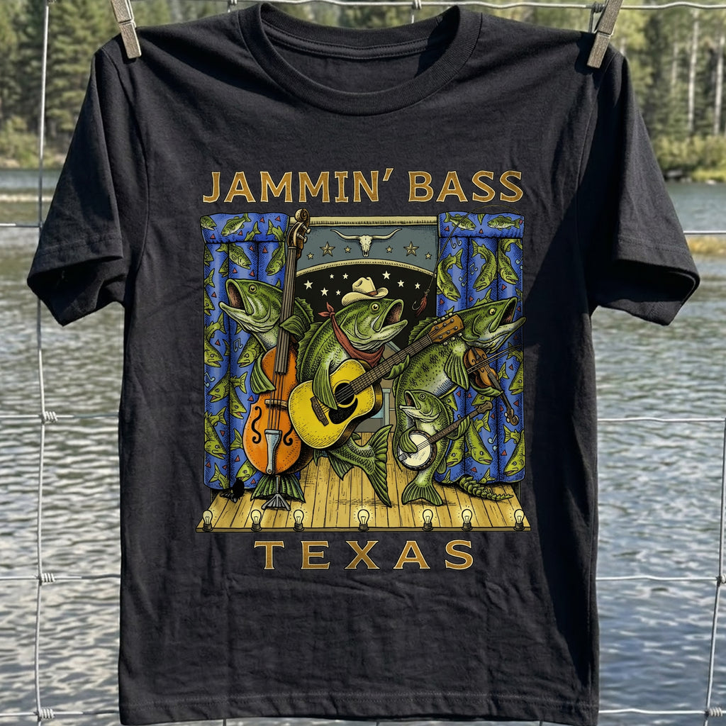 Jammin' Bass Texas T-Shirt