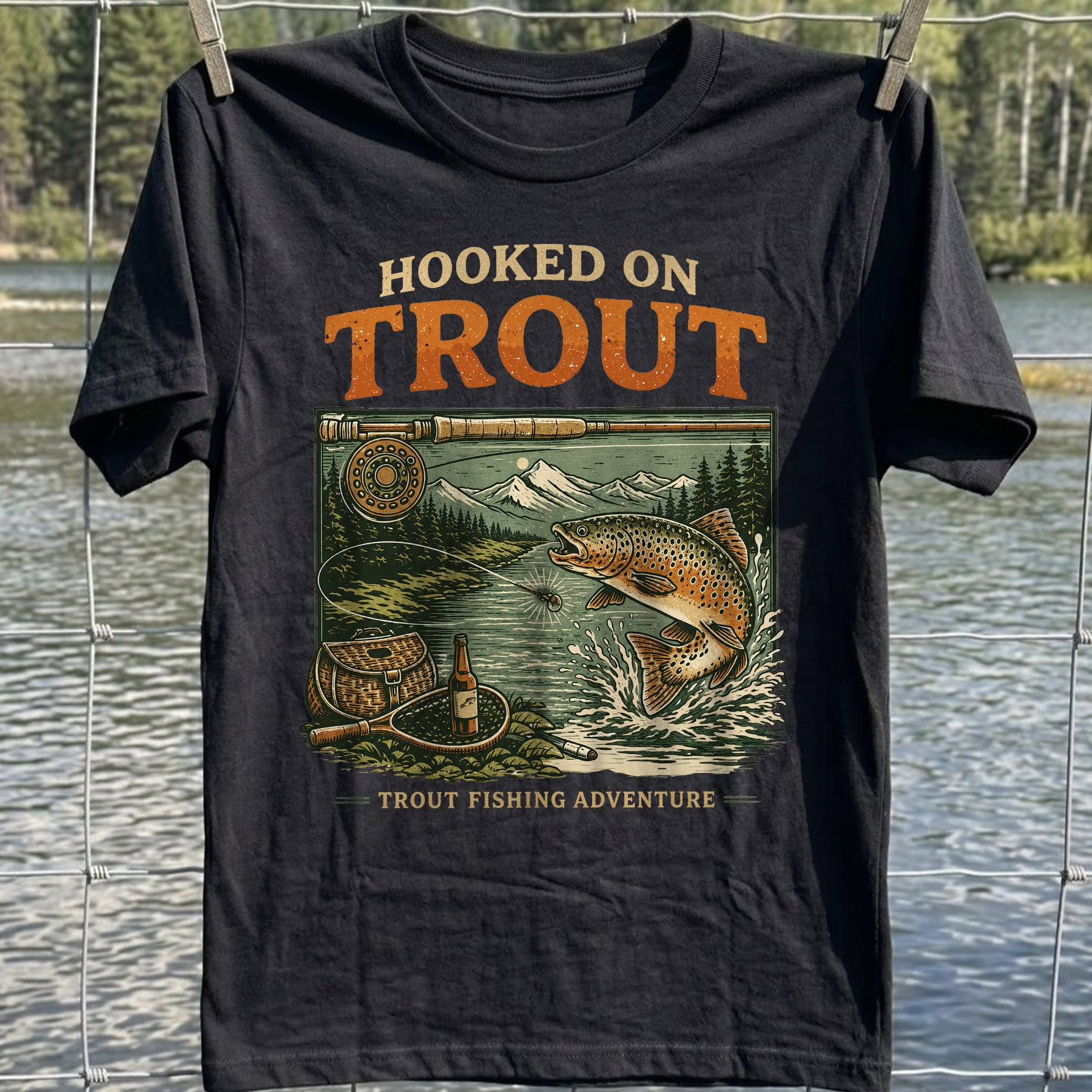 Hooked On Trout T-Shirt