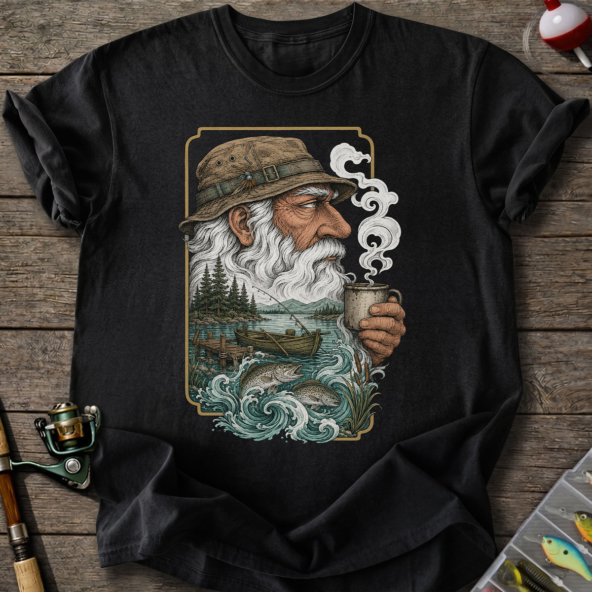 Old Fisherman Life T-Shirt