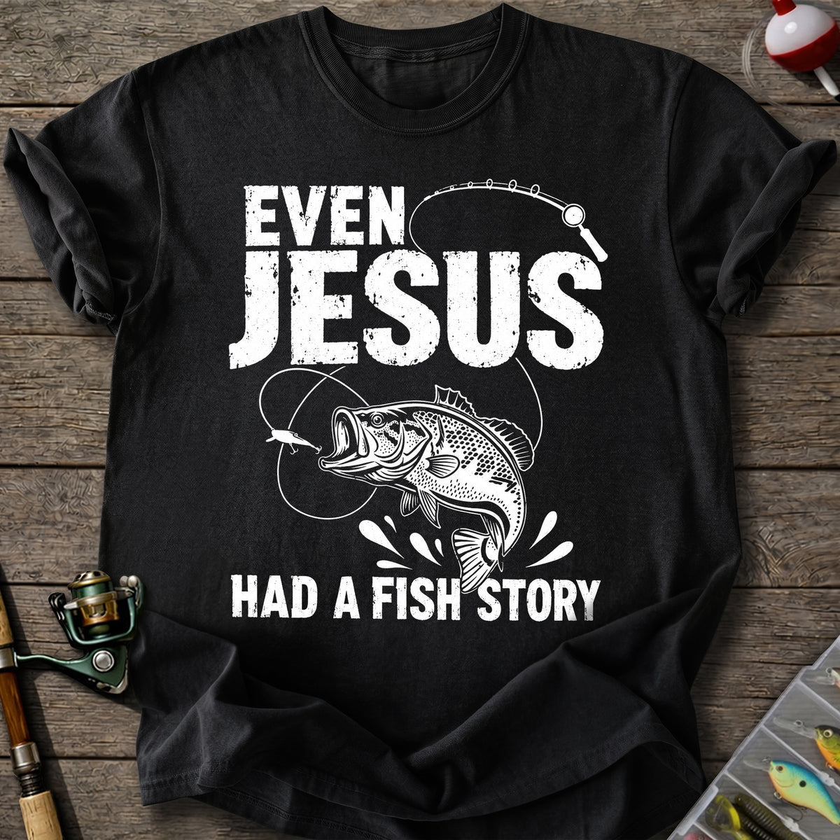 Jesus Fish Story T-shirt