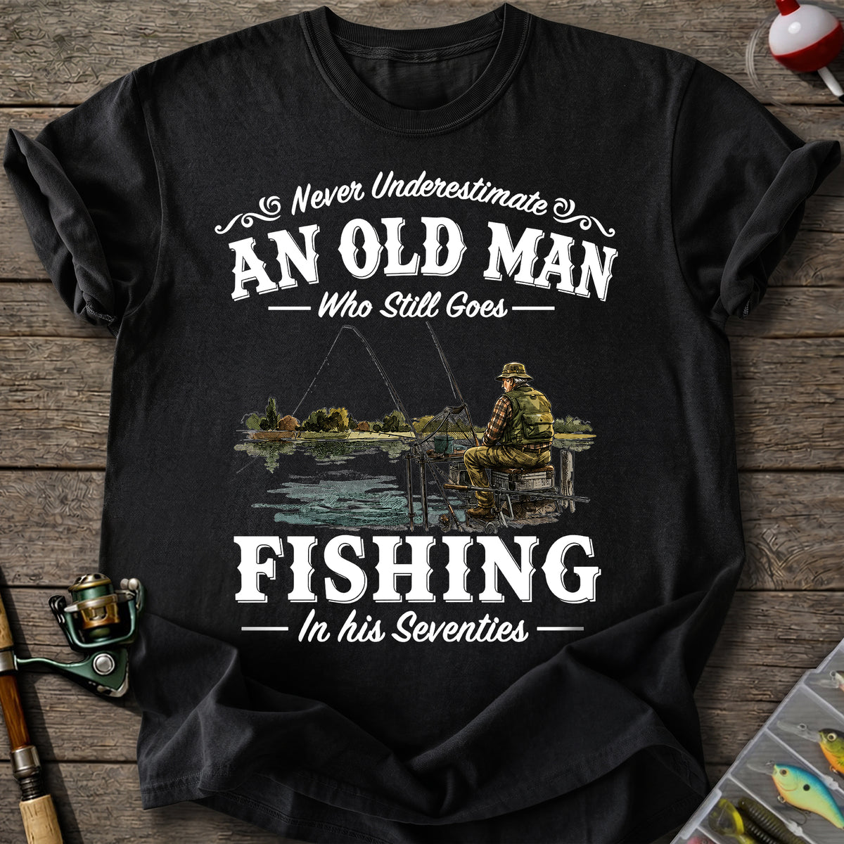 Seventies Fishing T-shirt
