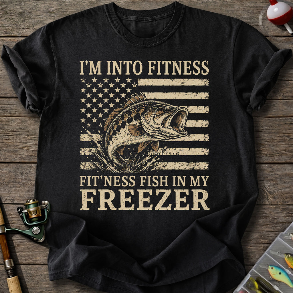 Fitness Fish Freezer T-Shirt