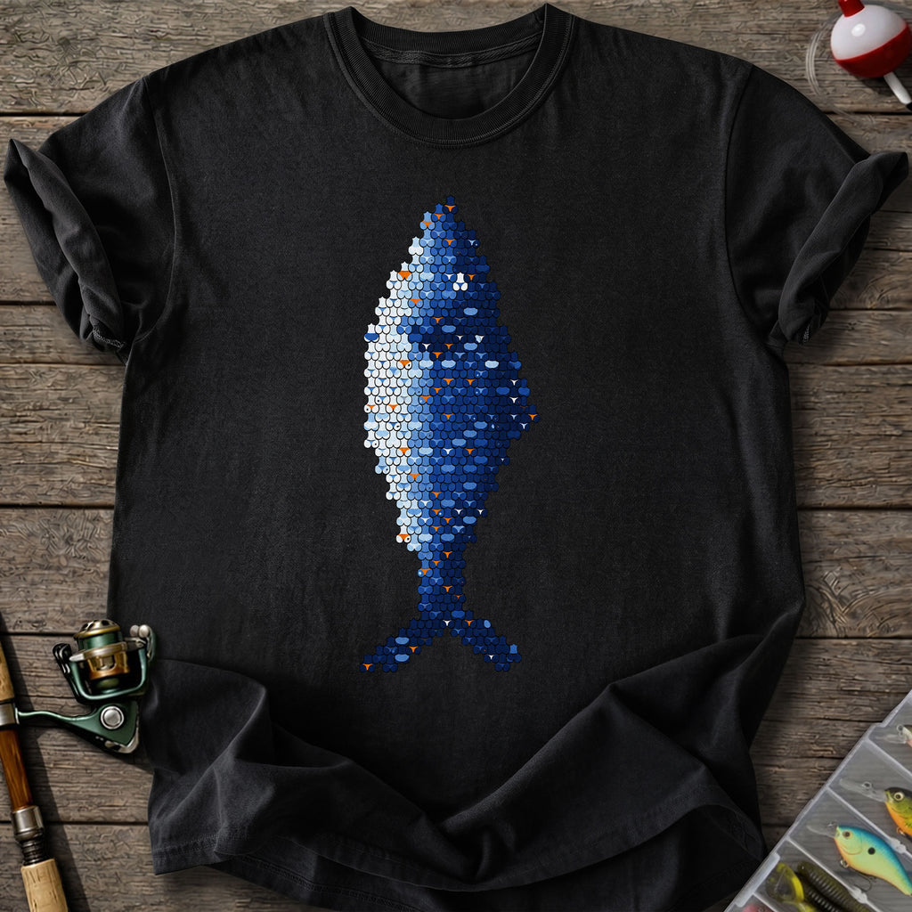 Blue Scale Fish T-Shirt