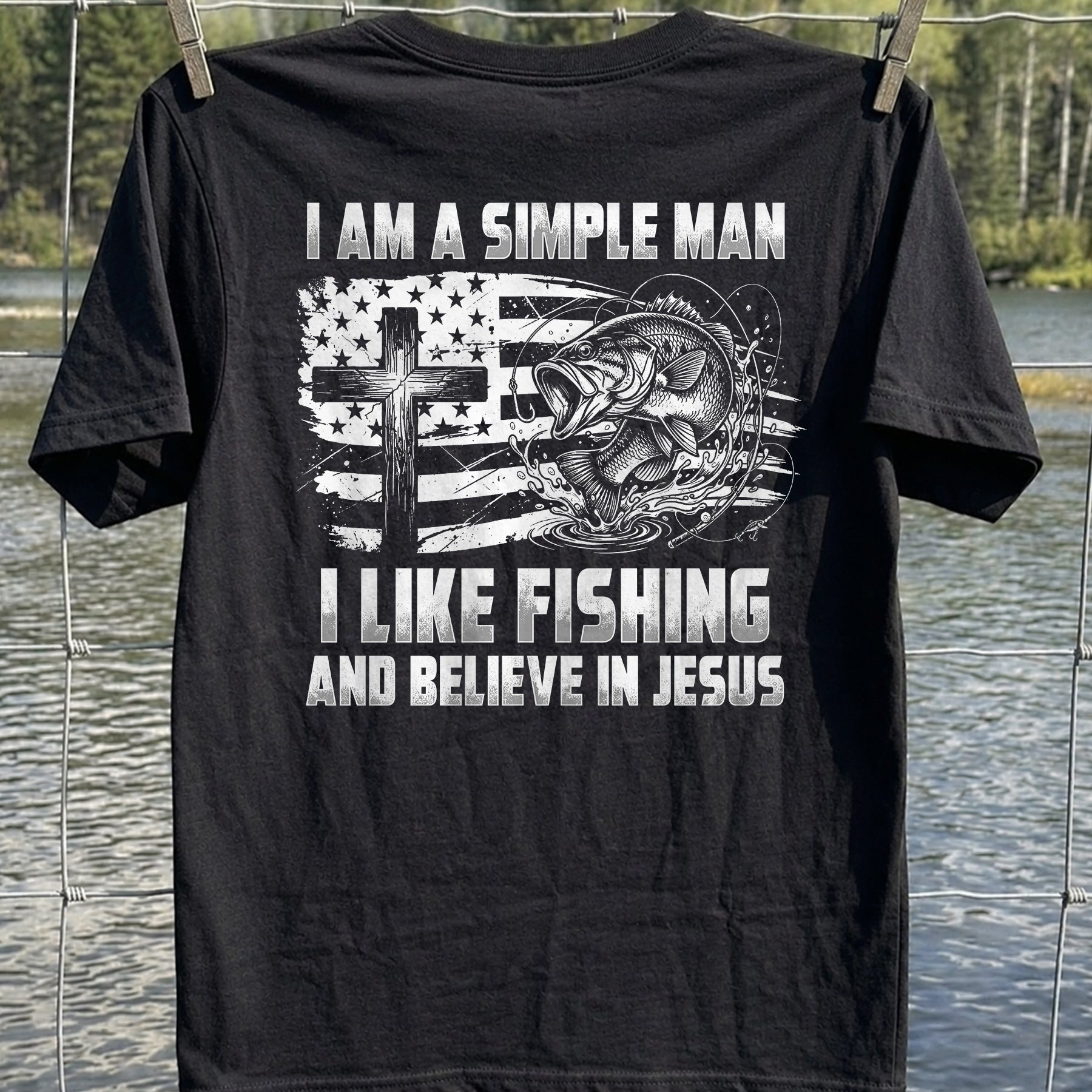 Fishing Jesus T-Shirt