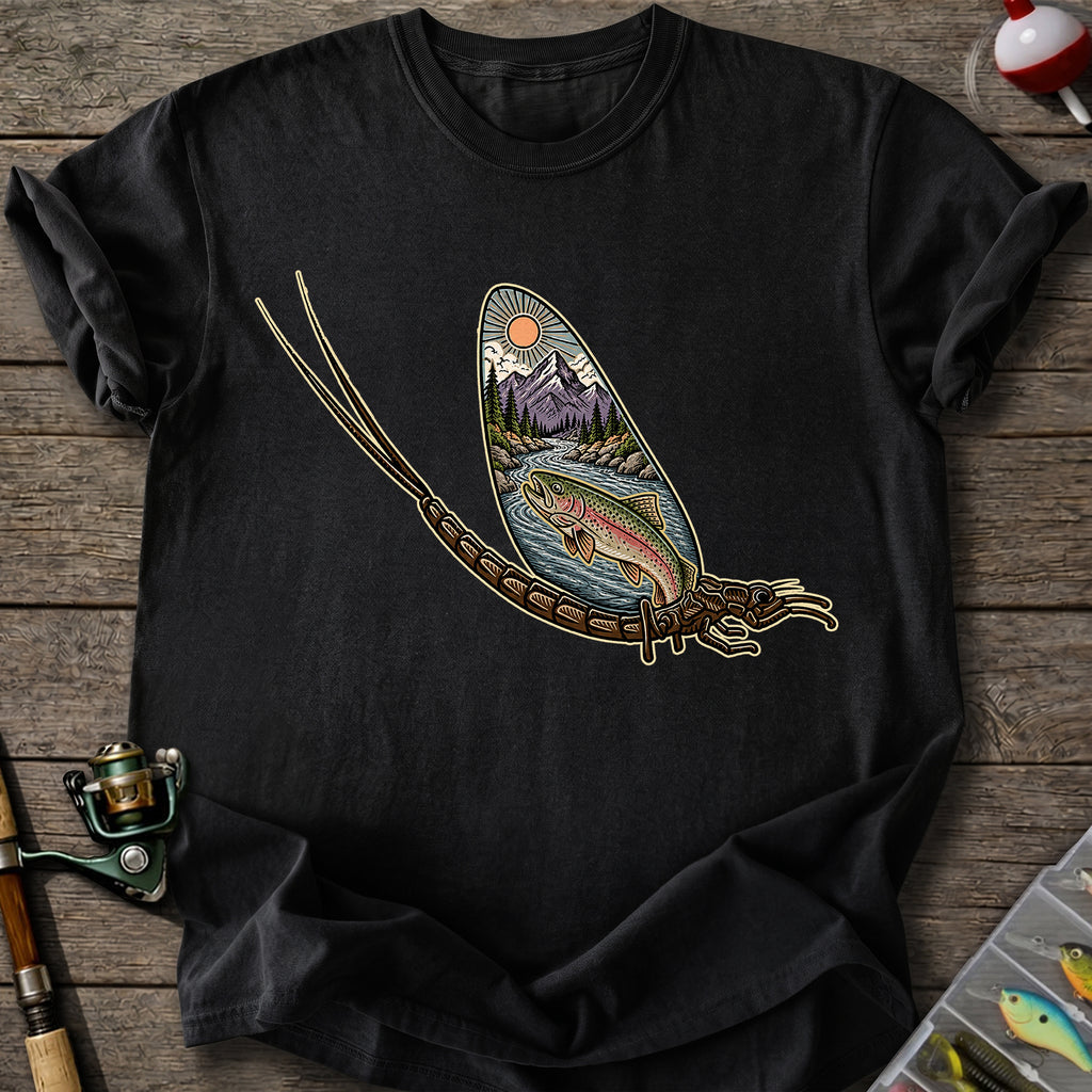 Mayfly River Trout T-Shirt