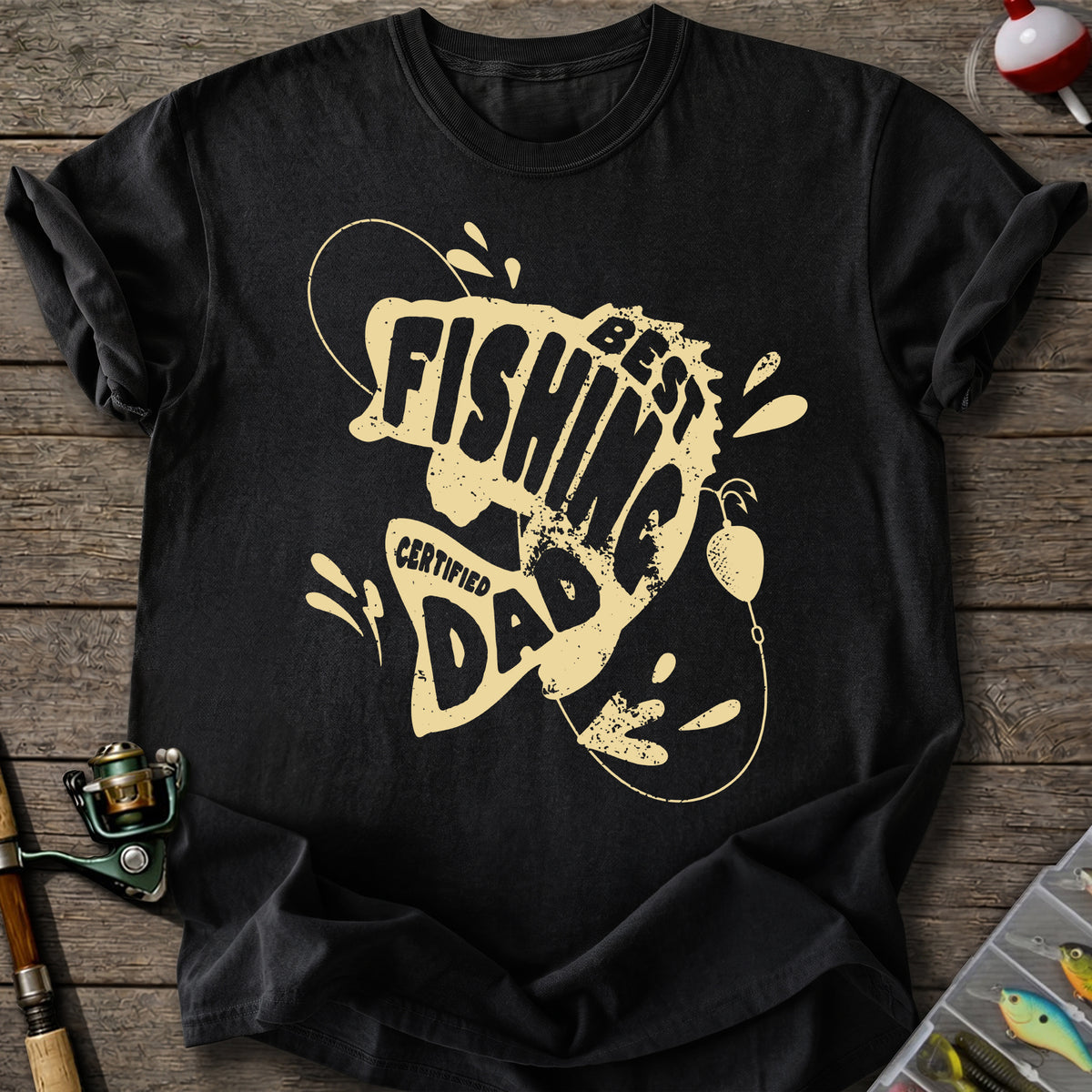 Certified Fishing Dad T-Shirt