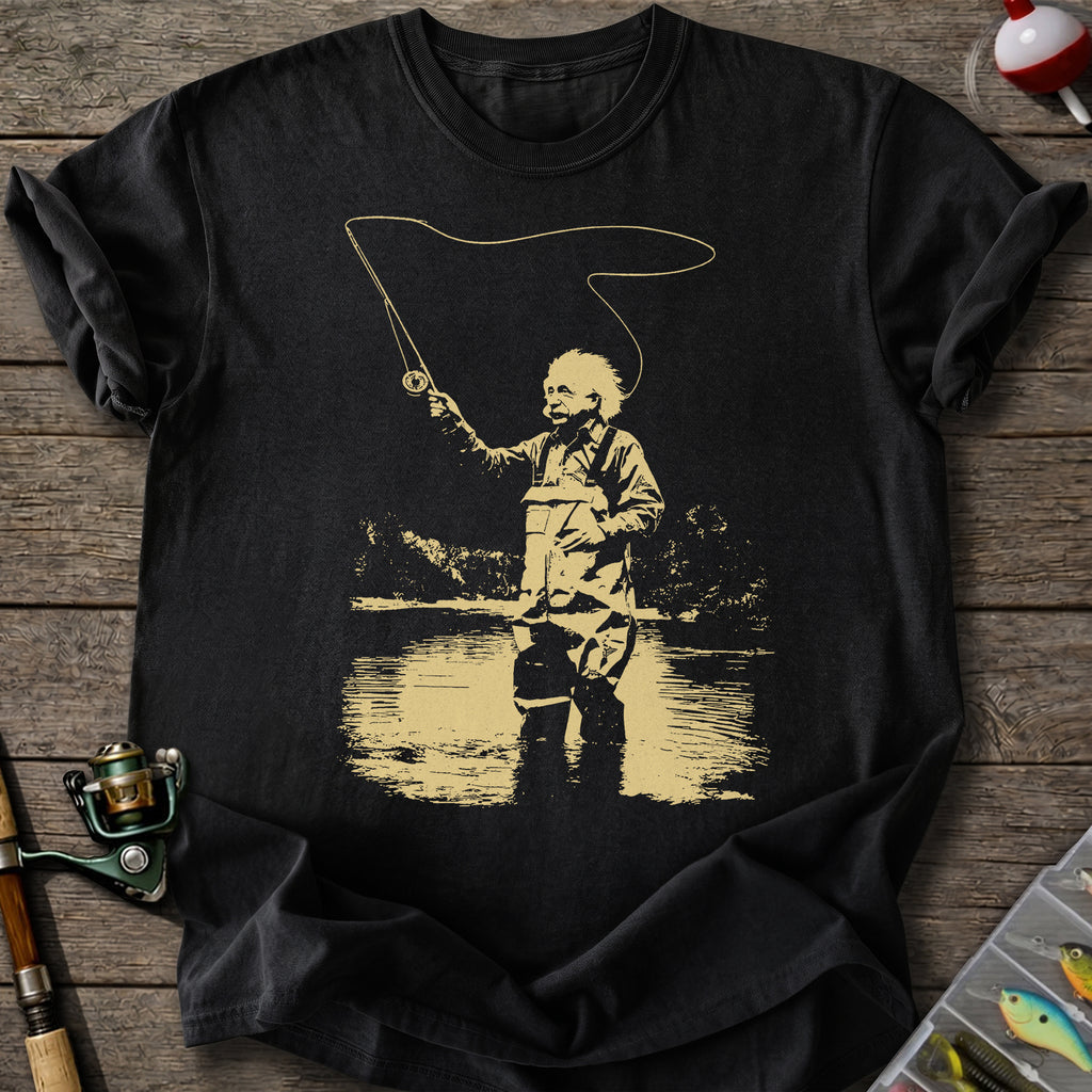 Einstein Fishing T-Shirt