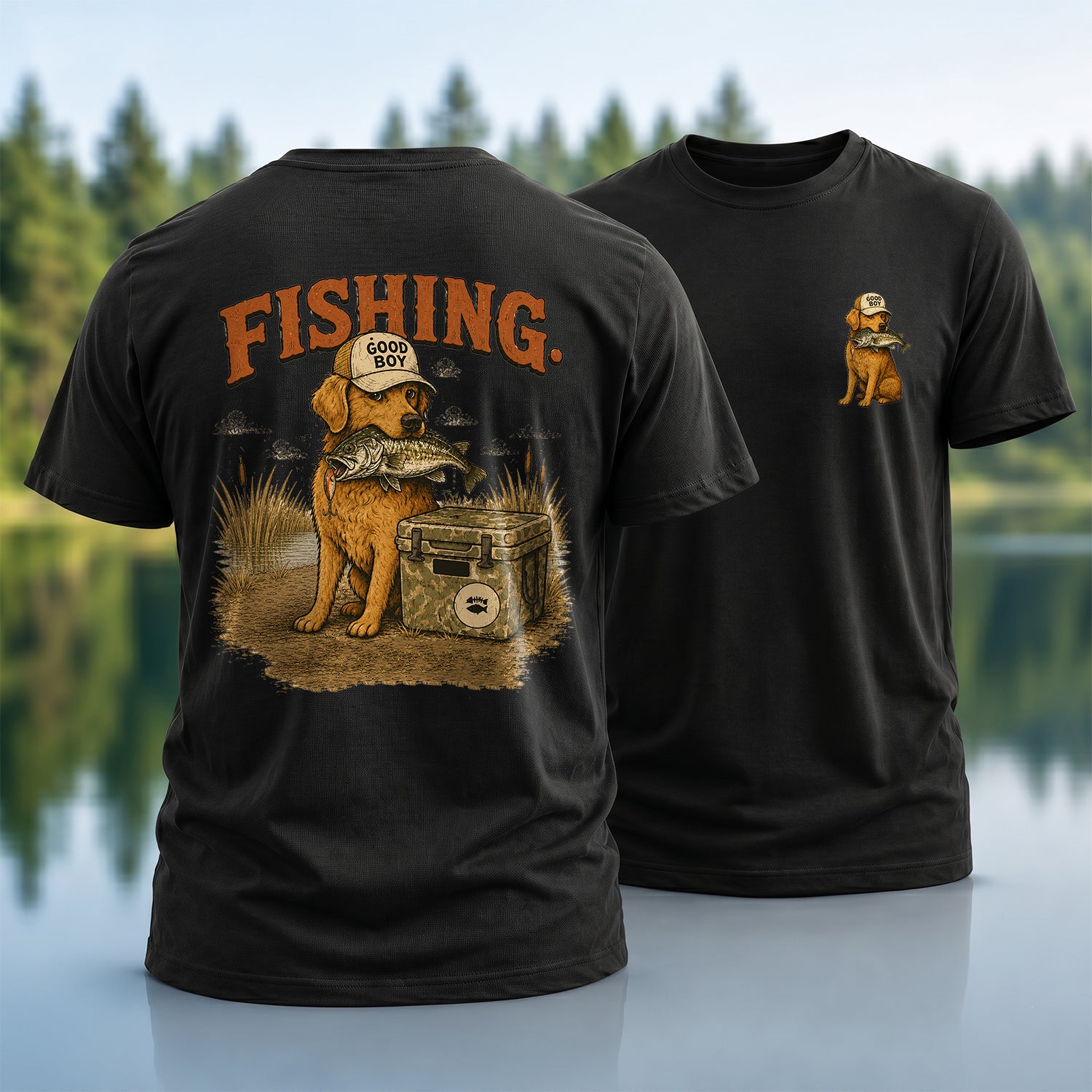 Good Boy Fishing T-shirt