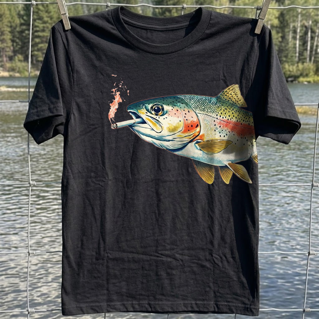 Smoking Trout T-shirt