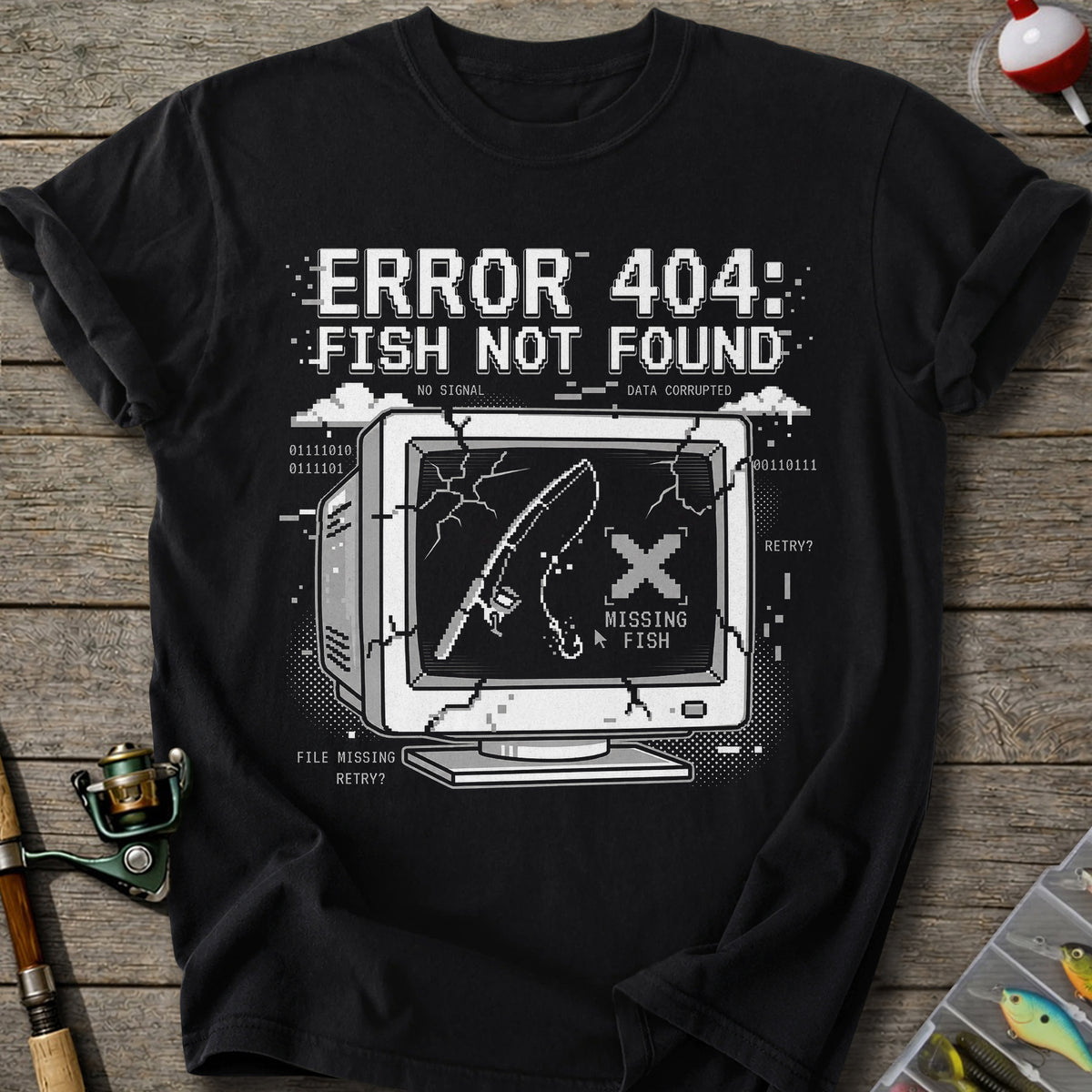 Error 404 Fish Not Found T-Shirt