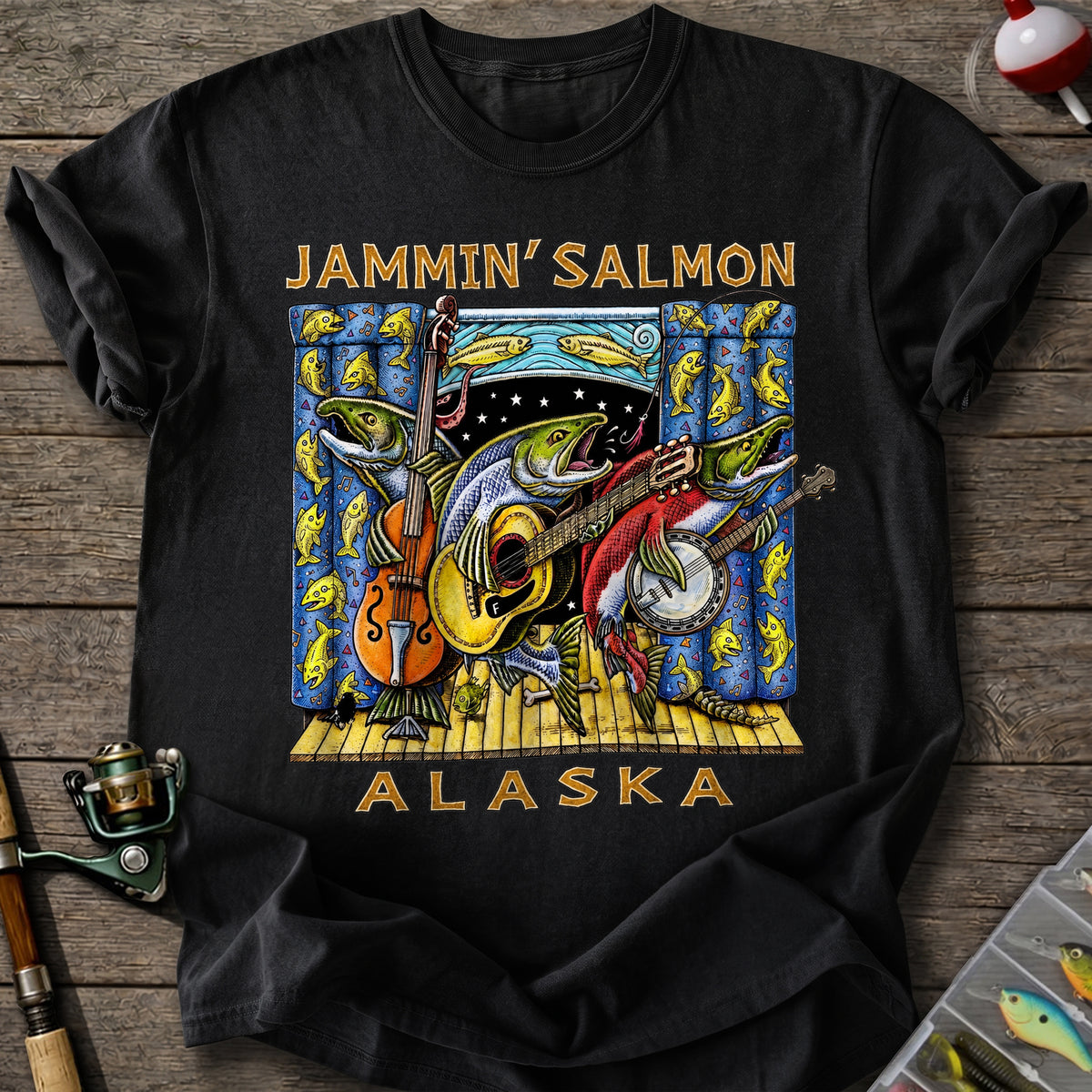 Jammin' Salmon Alaska T-Shirt