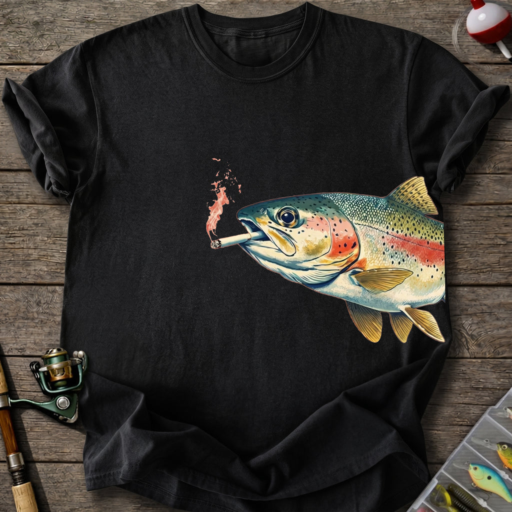 Smoking Trout T-shirt