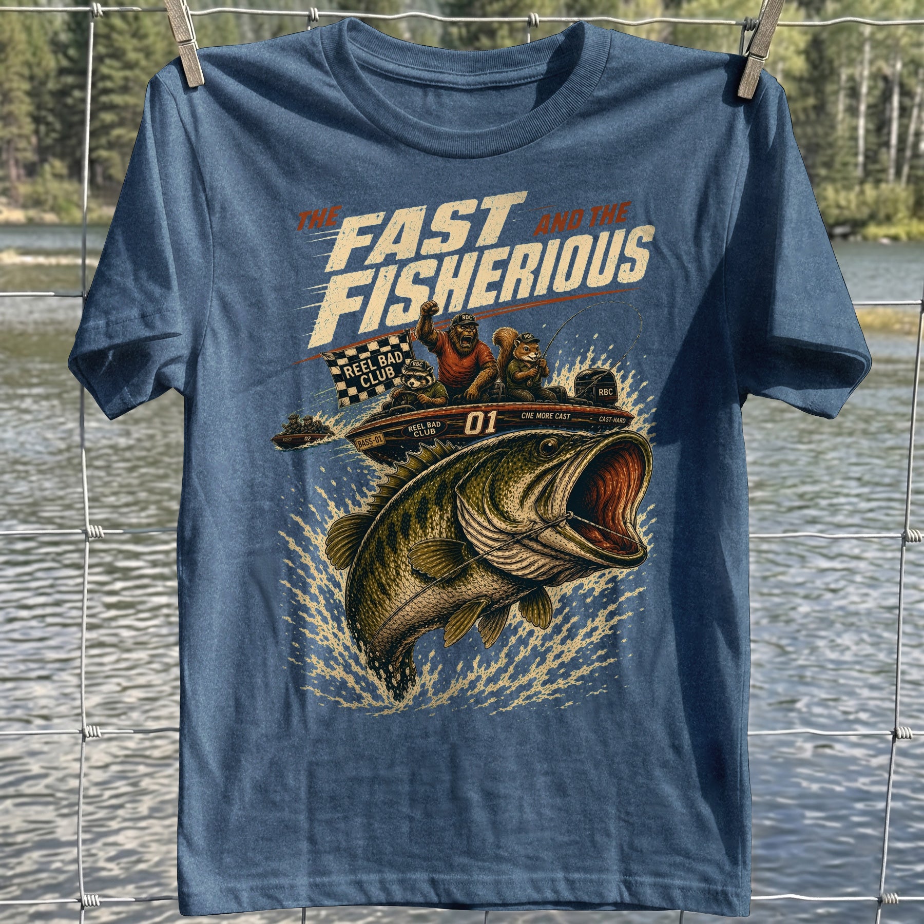 Fast and Fisherious T-shirt