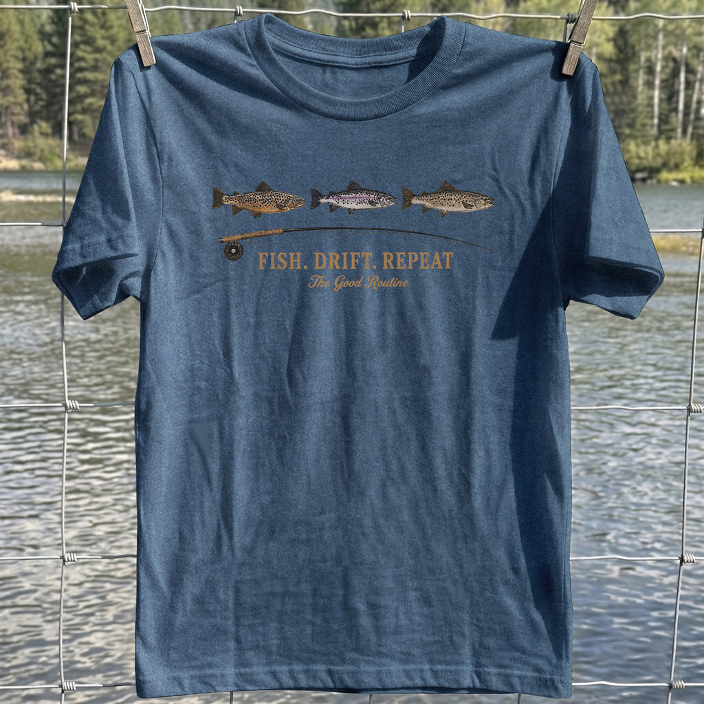 Fish Drift Repeat T-shirt