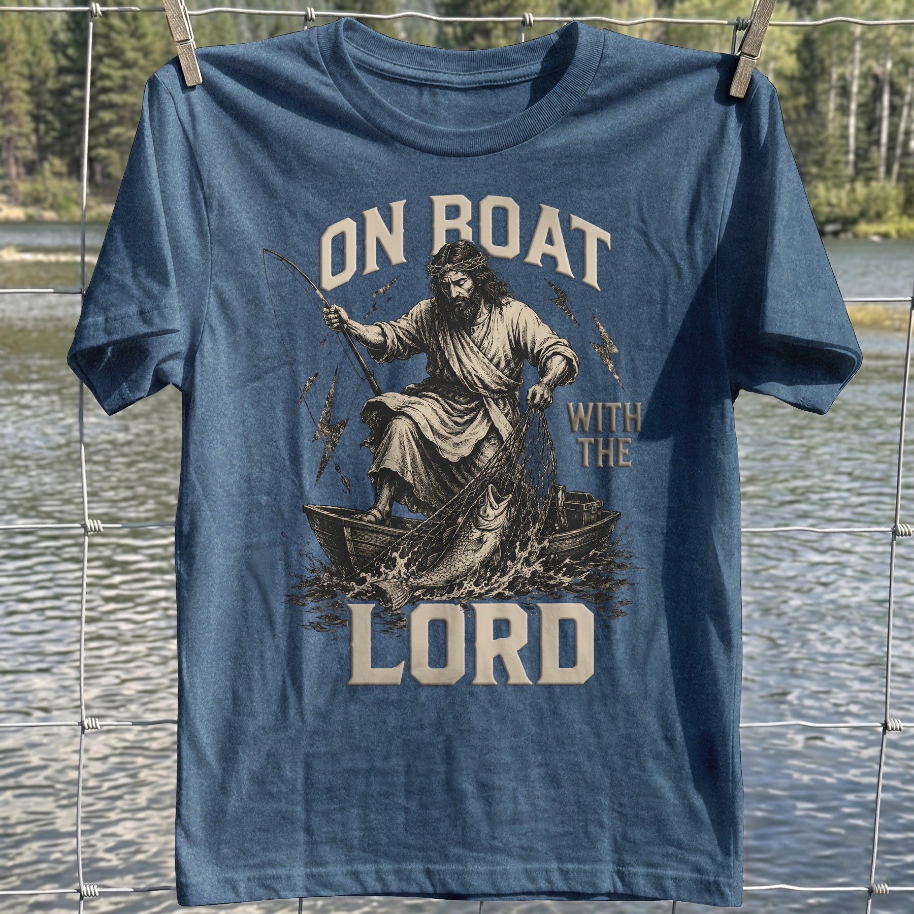On Boat With the Lord T-shirt