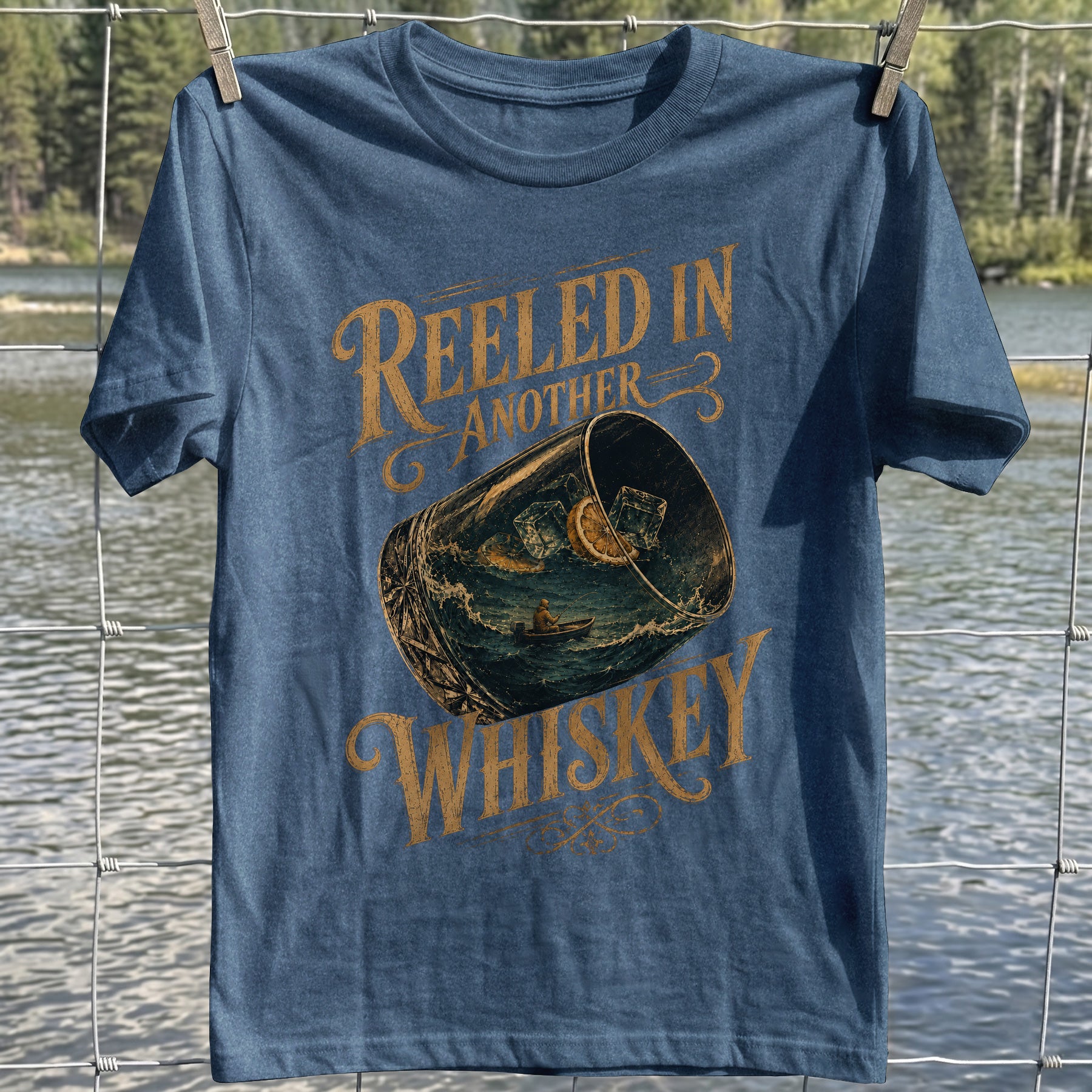 Reeled In Another Whiskey T-shirt