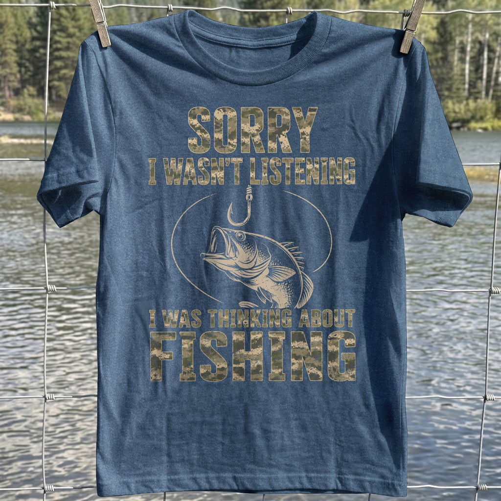 Thinking Fishing T-shirt
