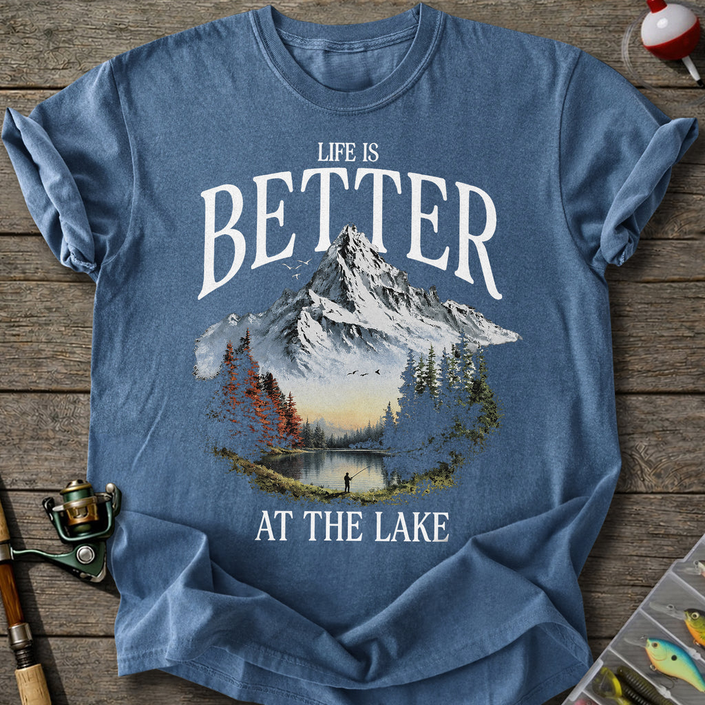 Mountain Lake Fishing T-Shirt
