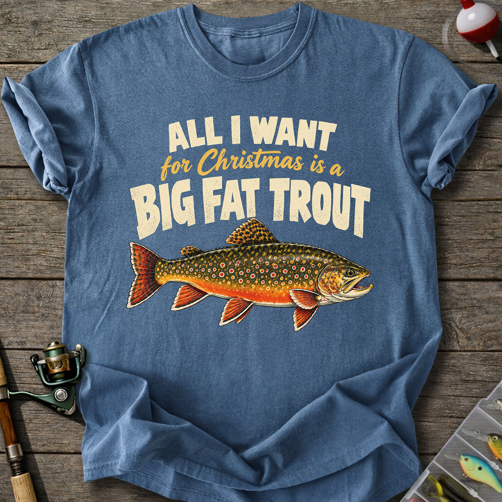 Big Trout Christmas T-Shirt